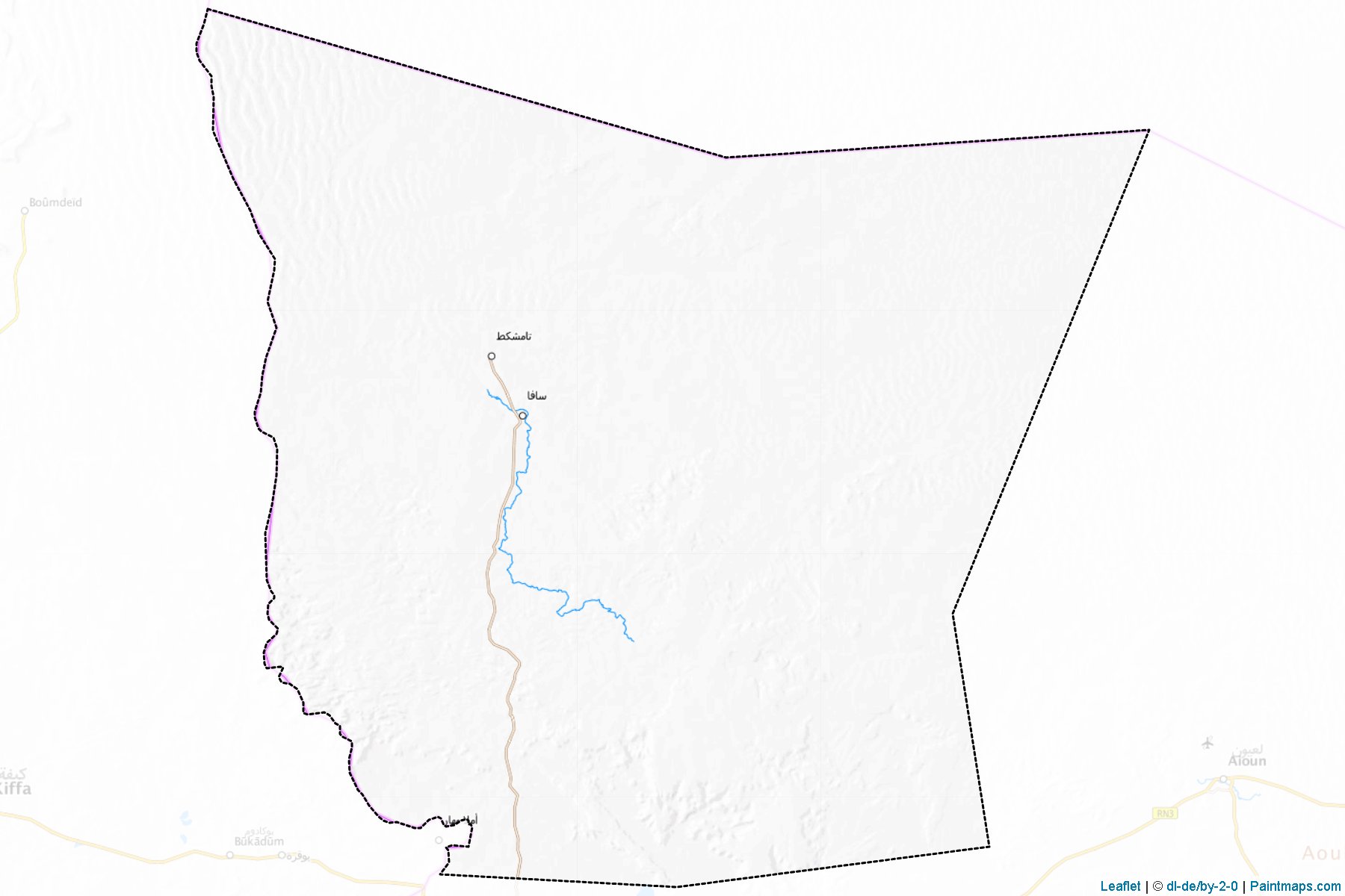 Tamchakett (Hodh el Gharbi) Map Cropping Samples-1