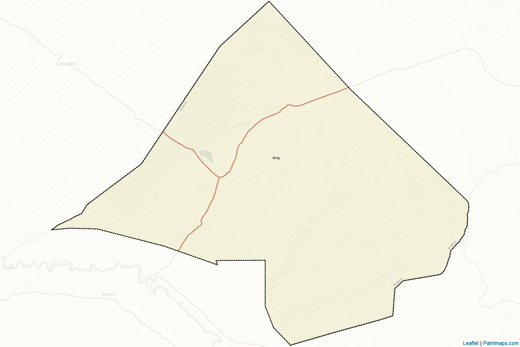 Aleg (Brakna Region) Map Cropping Samples-2