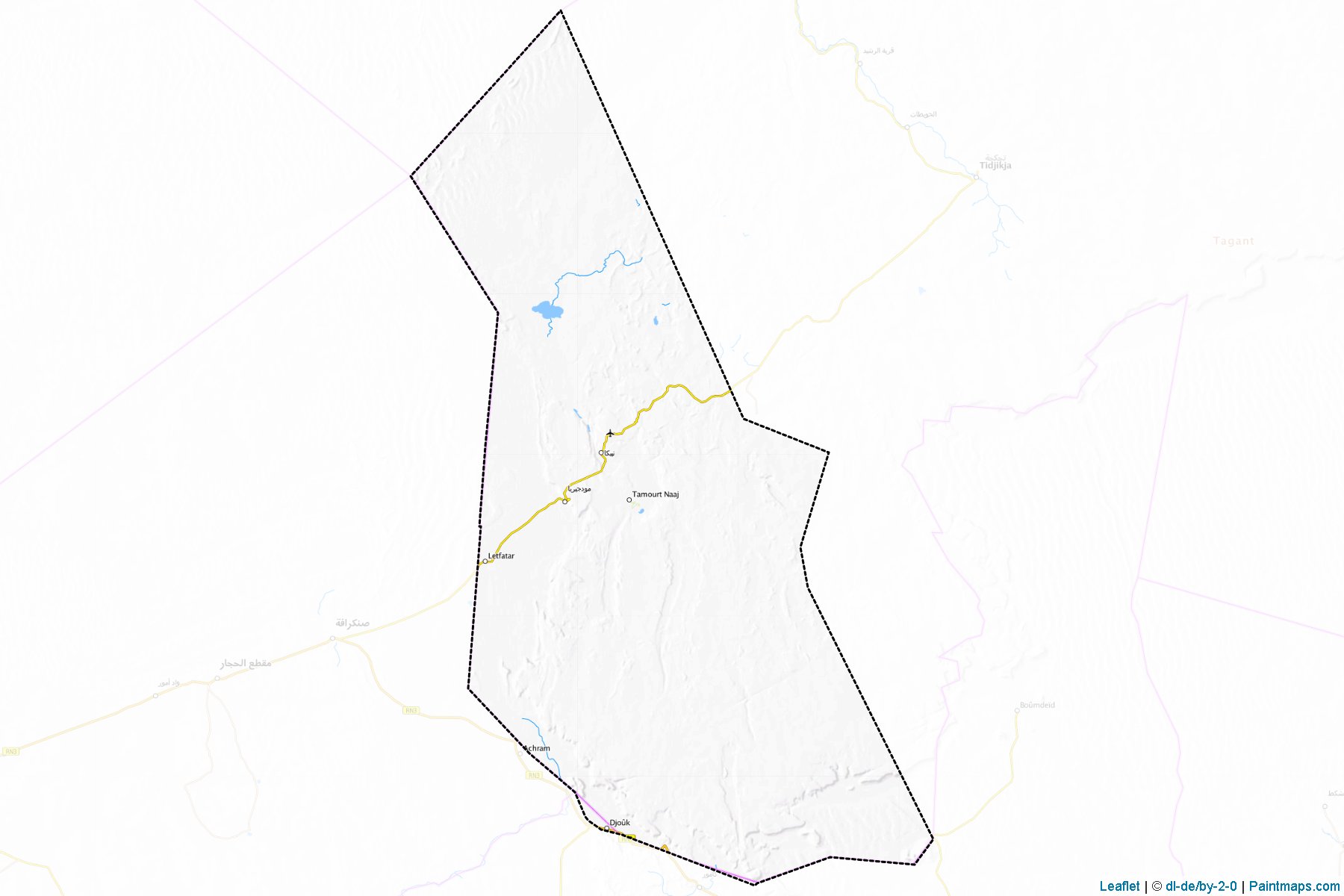 Moudjéria (Tagant Region) Map Cropping Samples-1