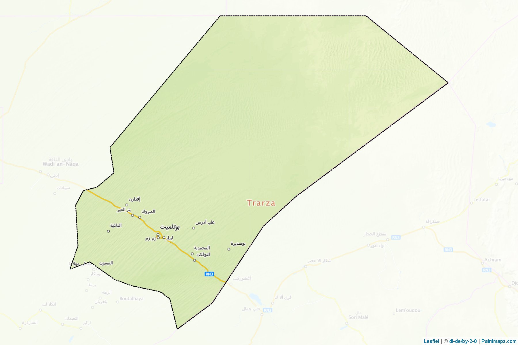 Muestras de recorte de mapas Boutilimit (Trarza)-1