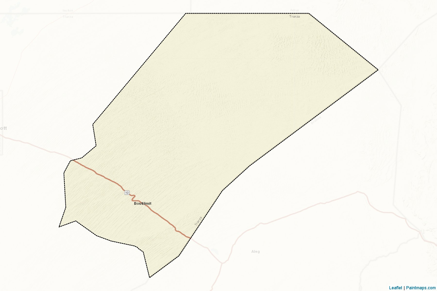 Muestras de recorte de mapas Boutilimit (Trarza)-2