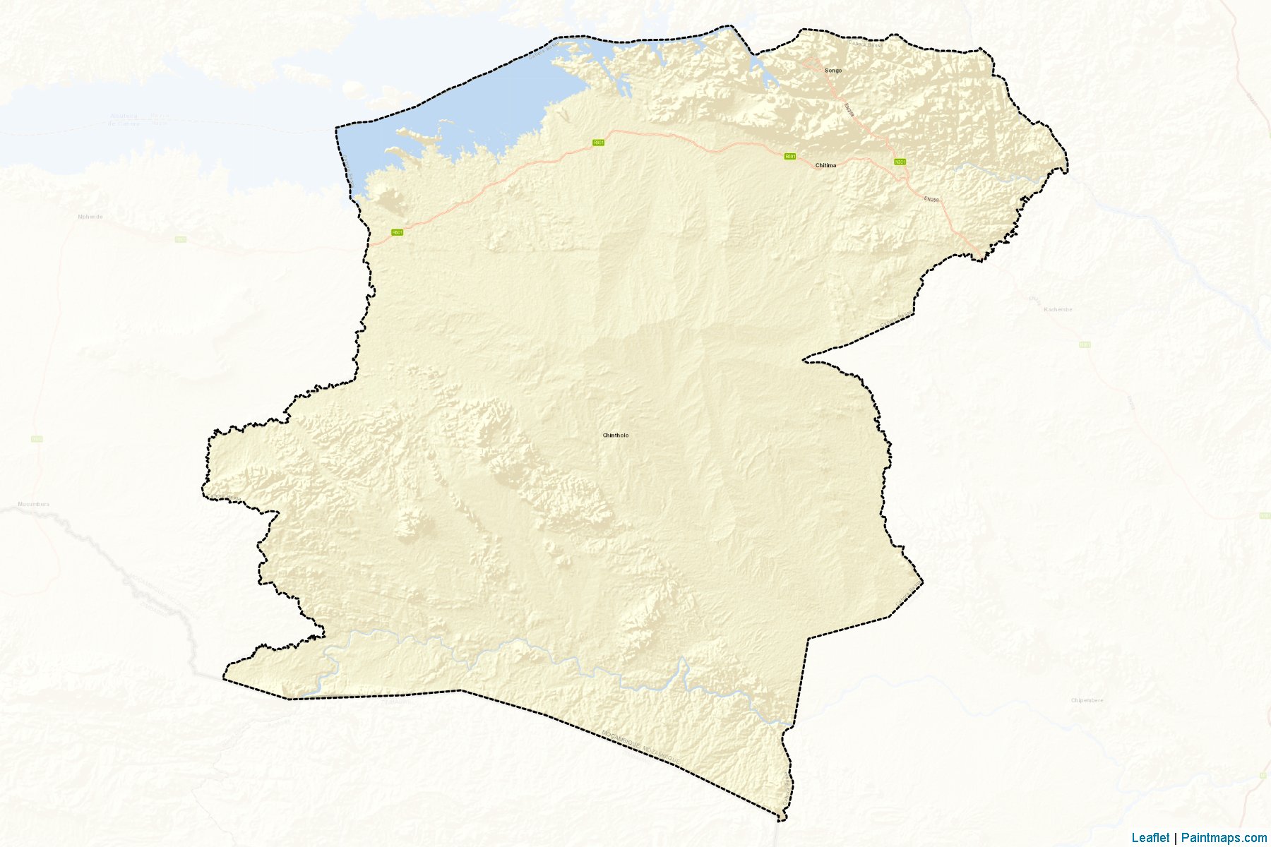 Cahora Bassa (Tete) Map Cropping Samples-2