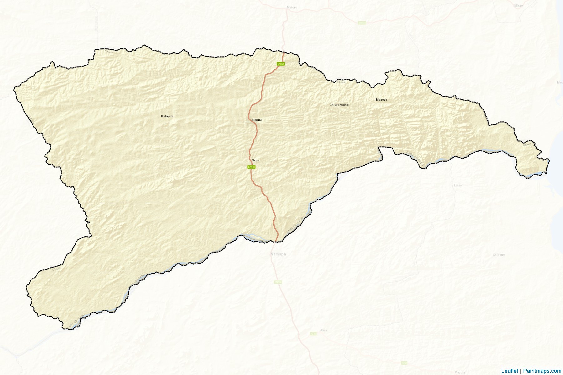 Chiure (Cabo Delgado) Map Cropping Samples-2