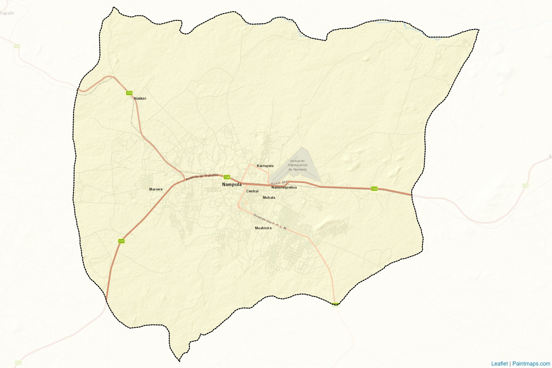 Cidade de Nampula (Nampula Bölgesi) Haritası Örnekleri-2