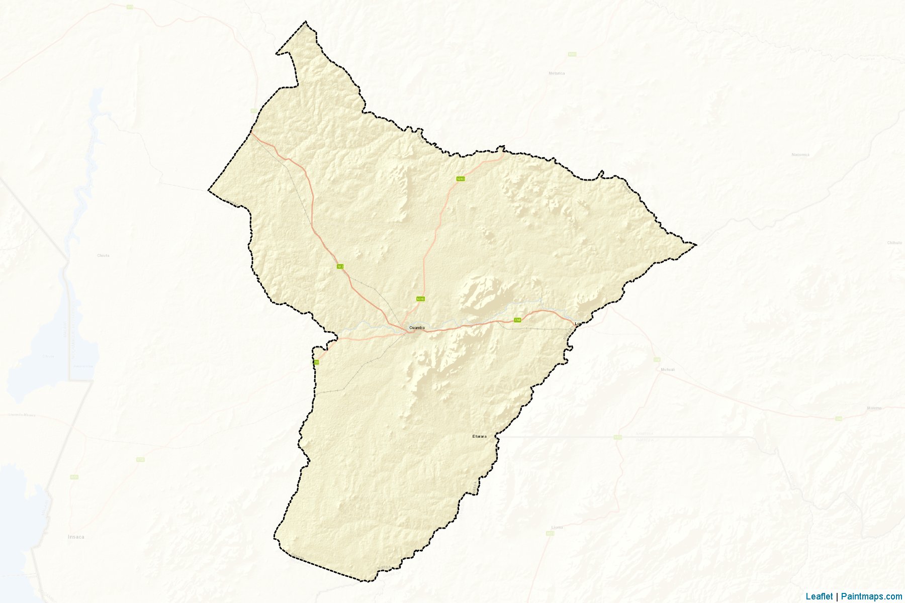 Cuamba (Niassa Bölgesi) Haritası Örnekleri-2