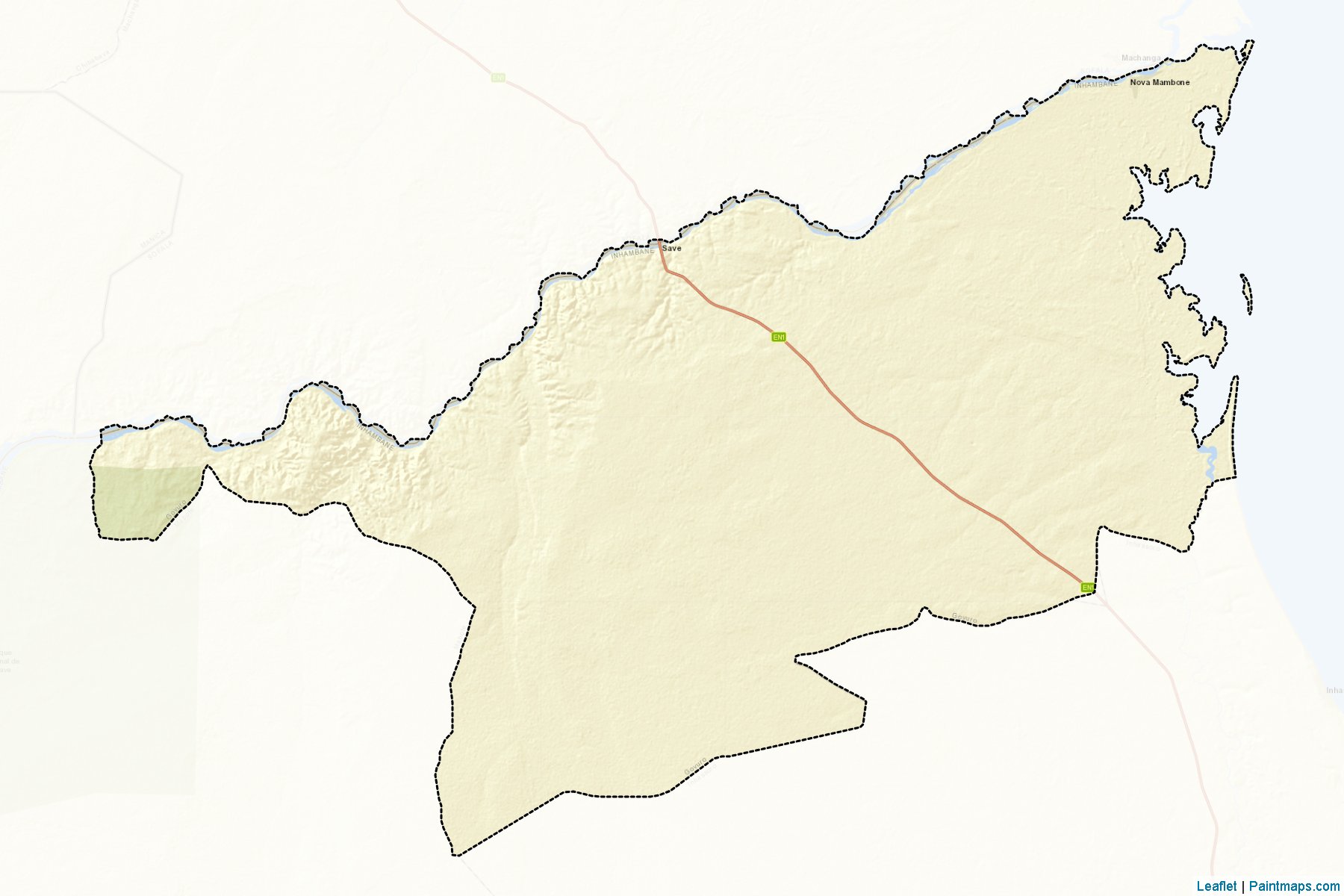 Muestras de recorte de mapas Govuro (Inhambane)-2