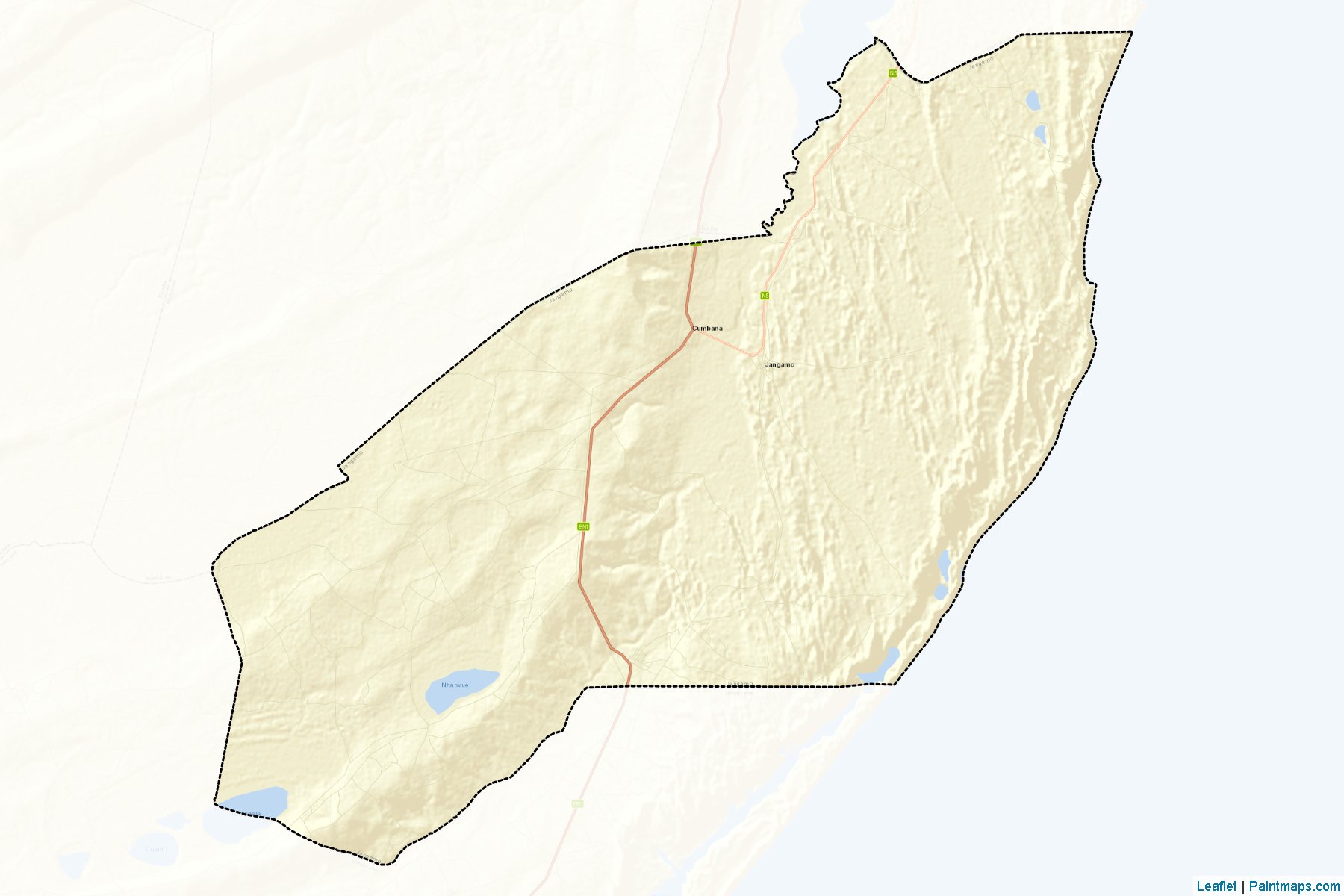 Muestras de recorte de mapas Jangamo (Inhambane)-2