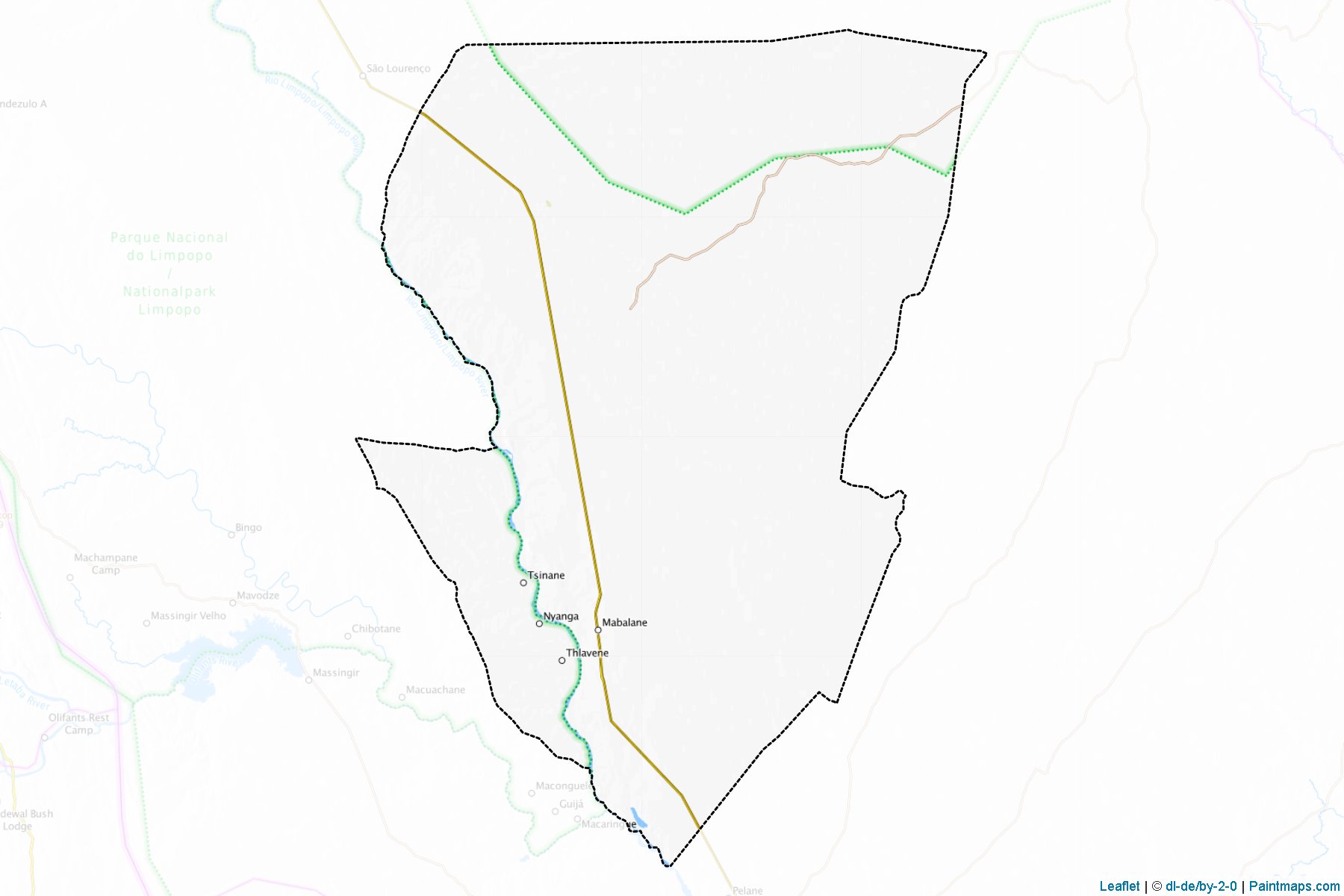 Muestras de recorte de mapas Mabalane (Gaza)-1