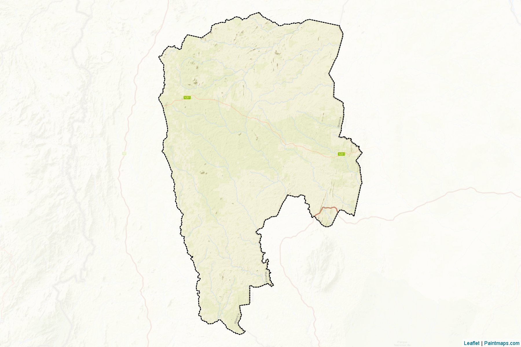 Muestras de recorte de mapas Macossa (Manica)-2