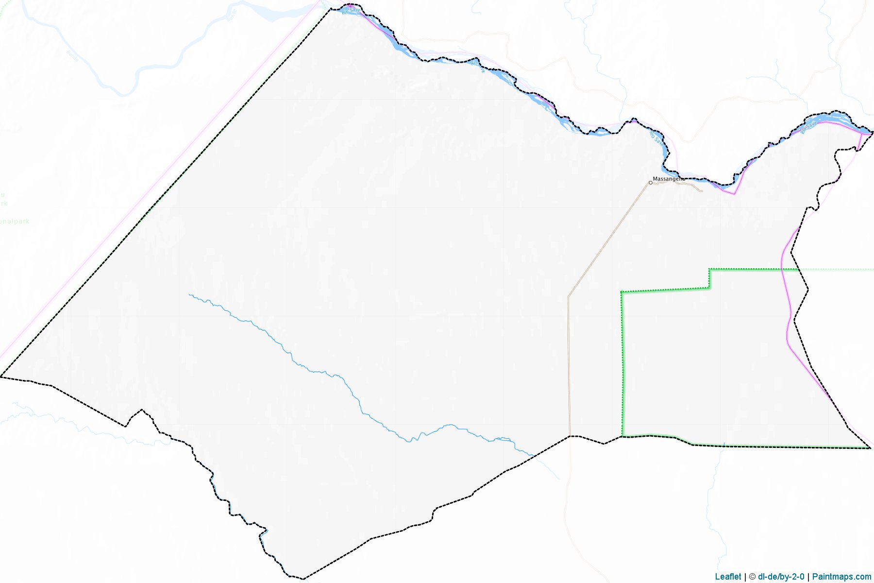 Muestras de recorte de mapas Massangena (Gaza)-1