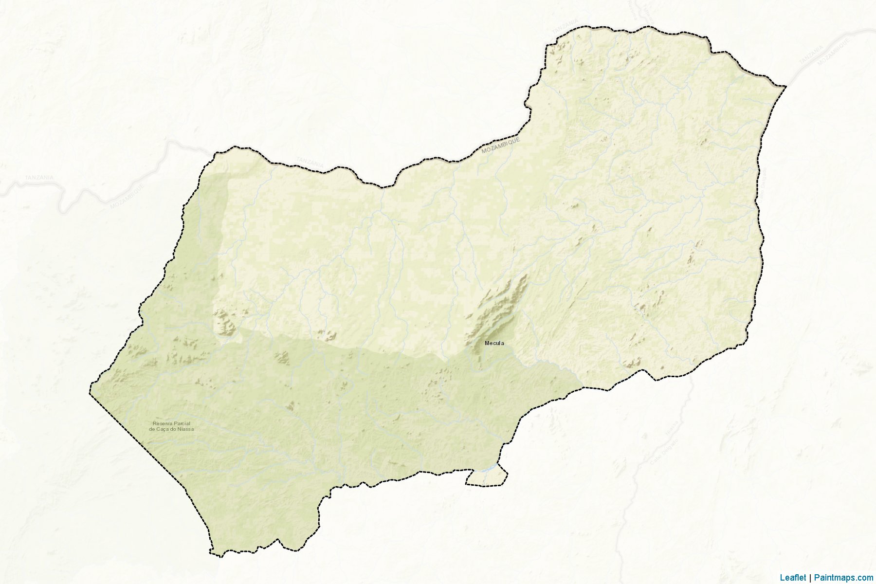 Muestras de recorte de mapas Mecula (Niassa)-2