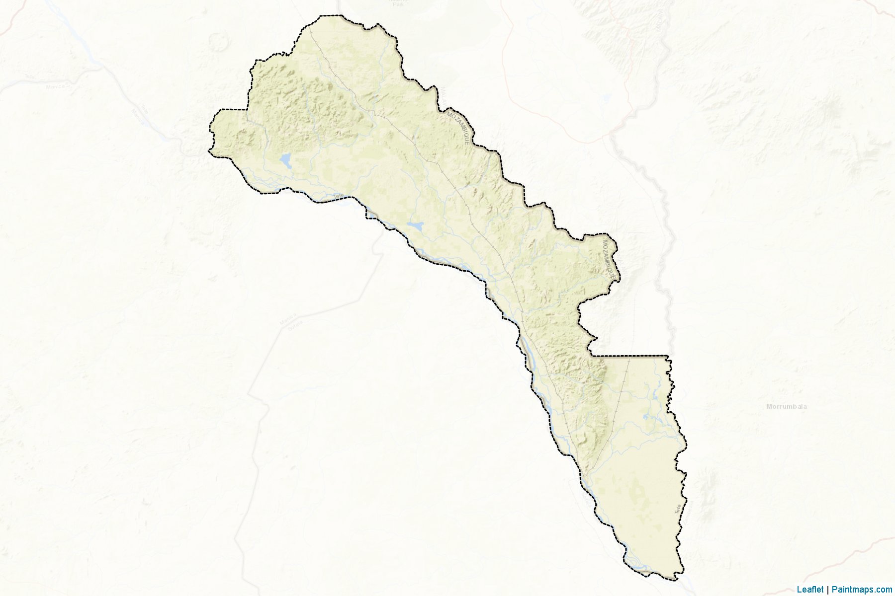 Muestras de recorte de mapas Mutarara (Tete)-2