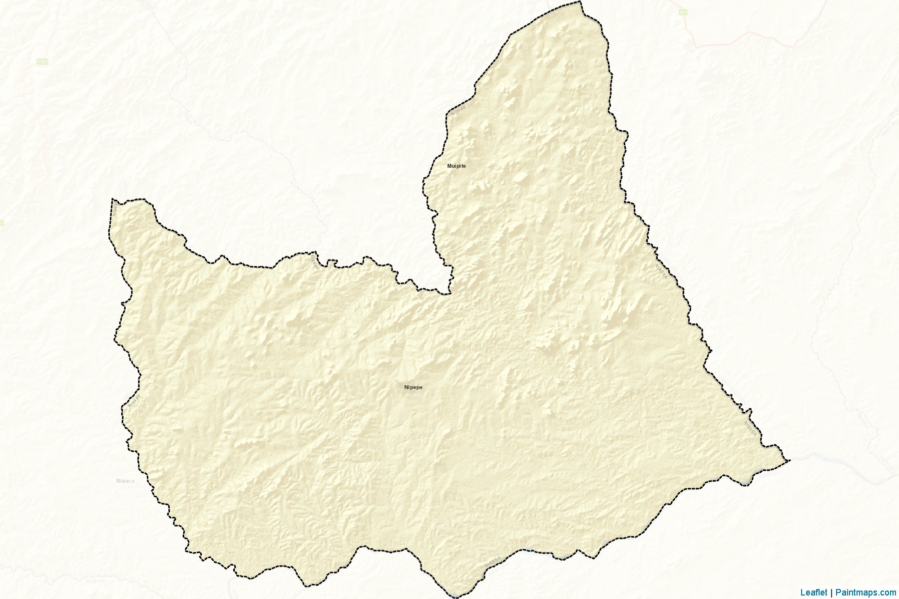 Muestras de recorte de mapas Nipepe (Niassa)-2