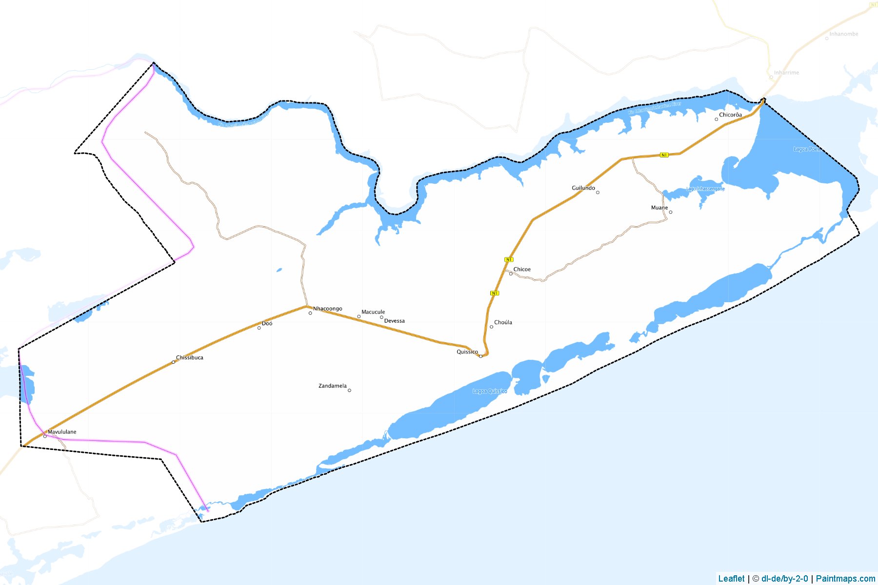 Muestras de recorte de mapas Zavala (Inhambane)-1