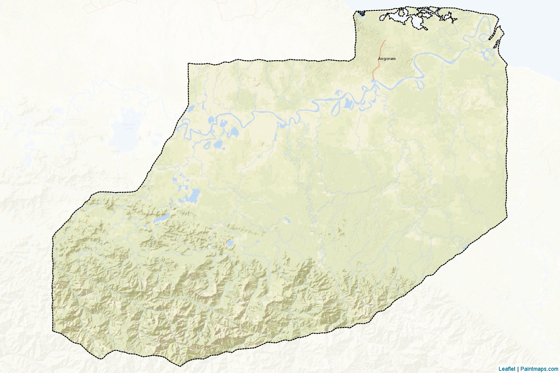 Angoram (East Sepik) Map Cropping Samples-2