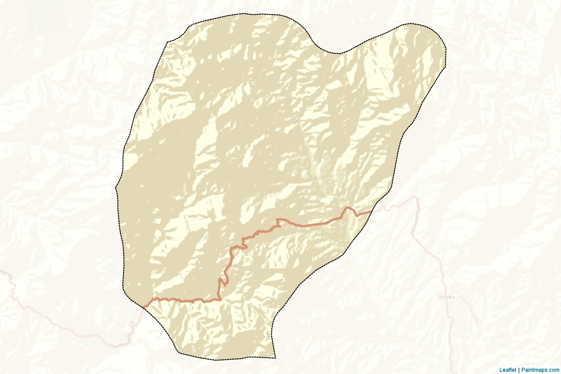 Daulo (Eastern Highlands) Map Cropping Samples-2