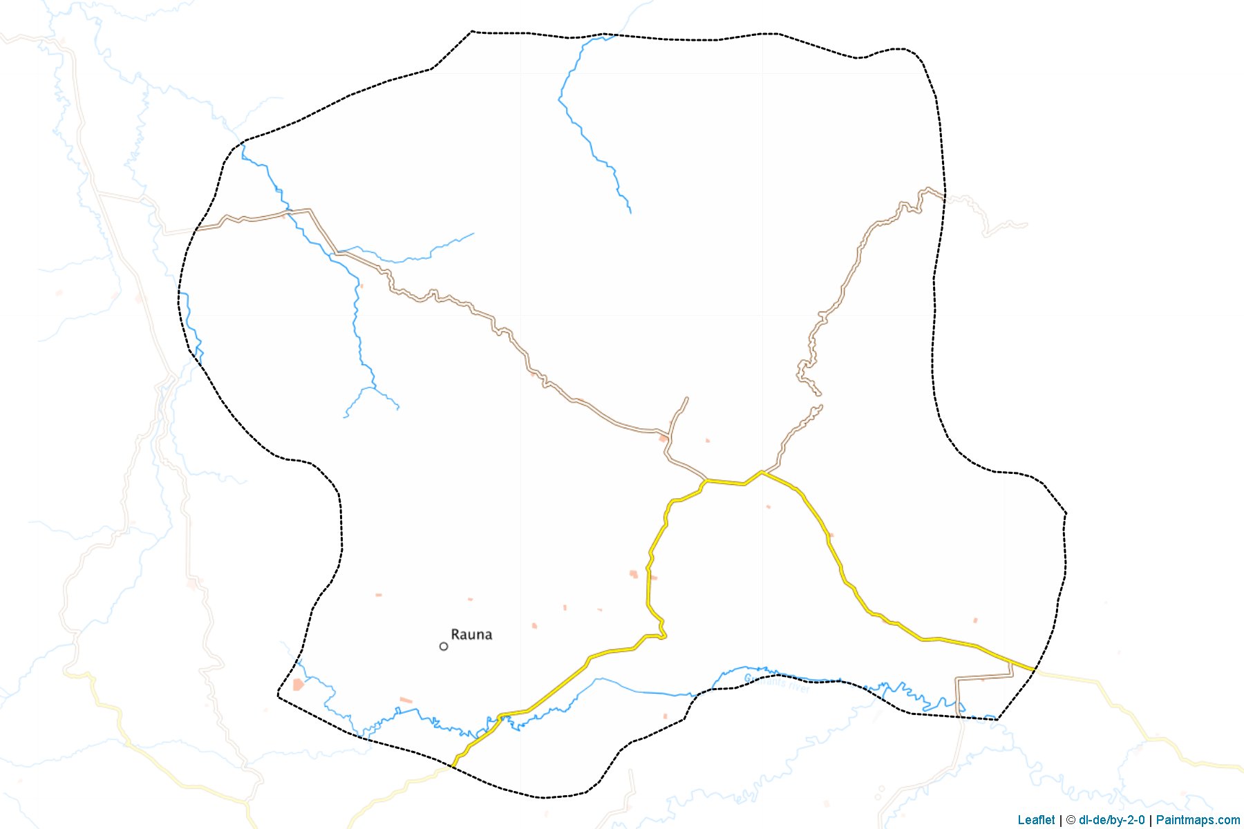 Dei (Western Highlands Province) Haritası Örnekleri-1