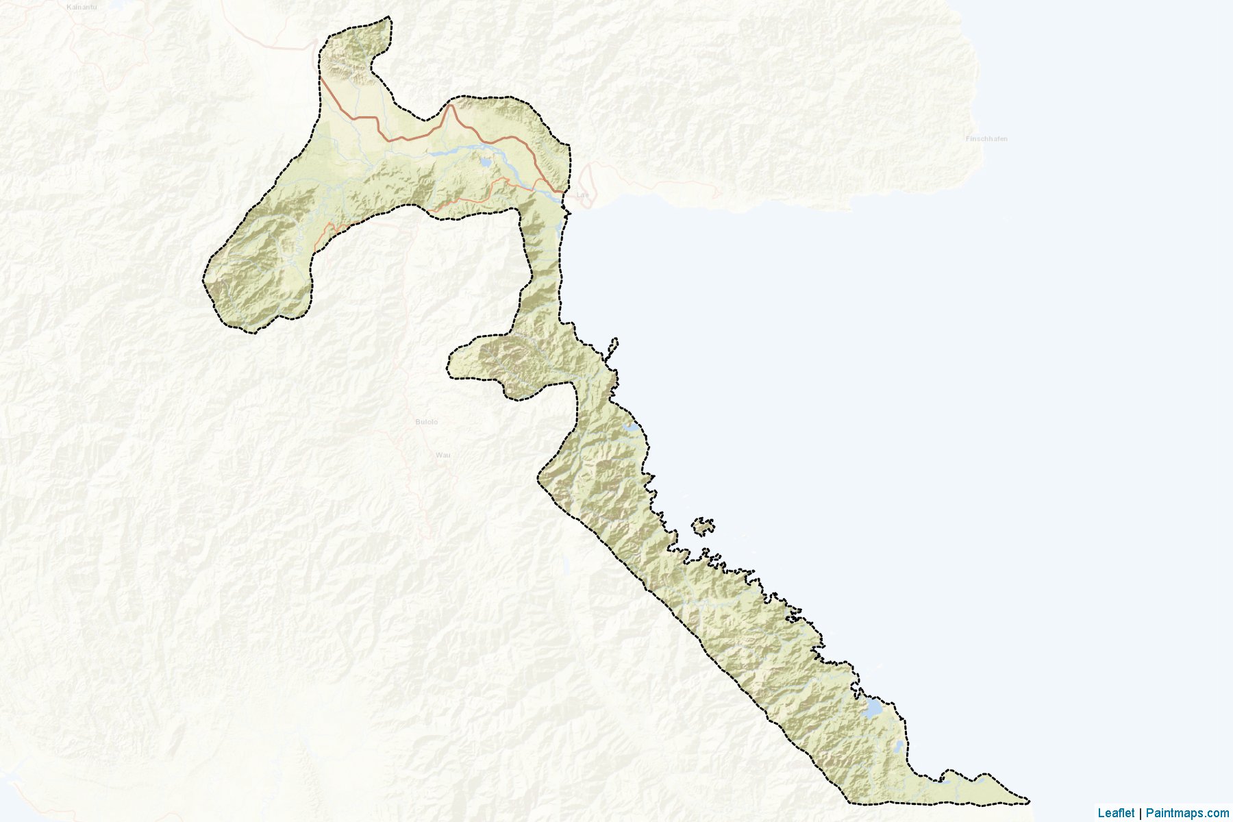 Muestras de recorte de mapas Huon (Morobe)-2