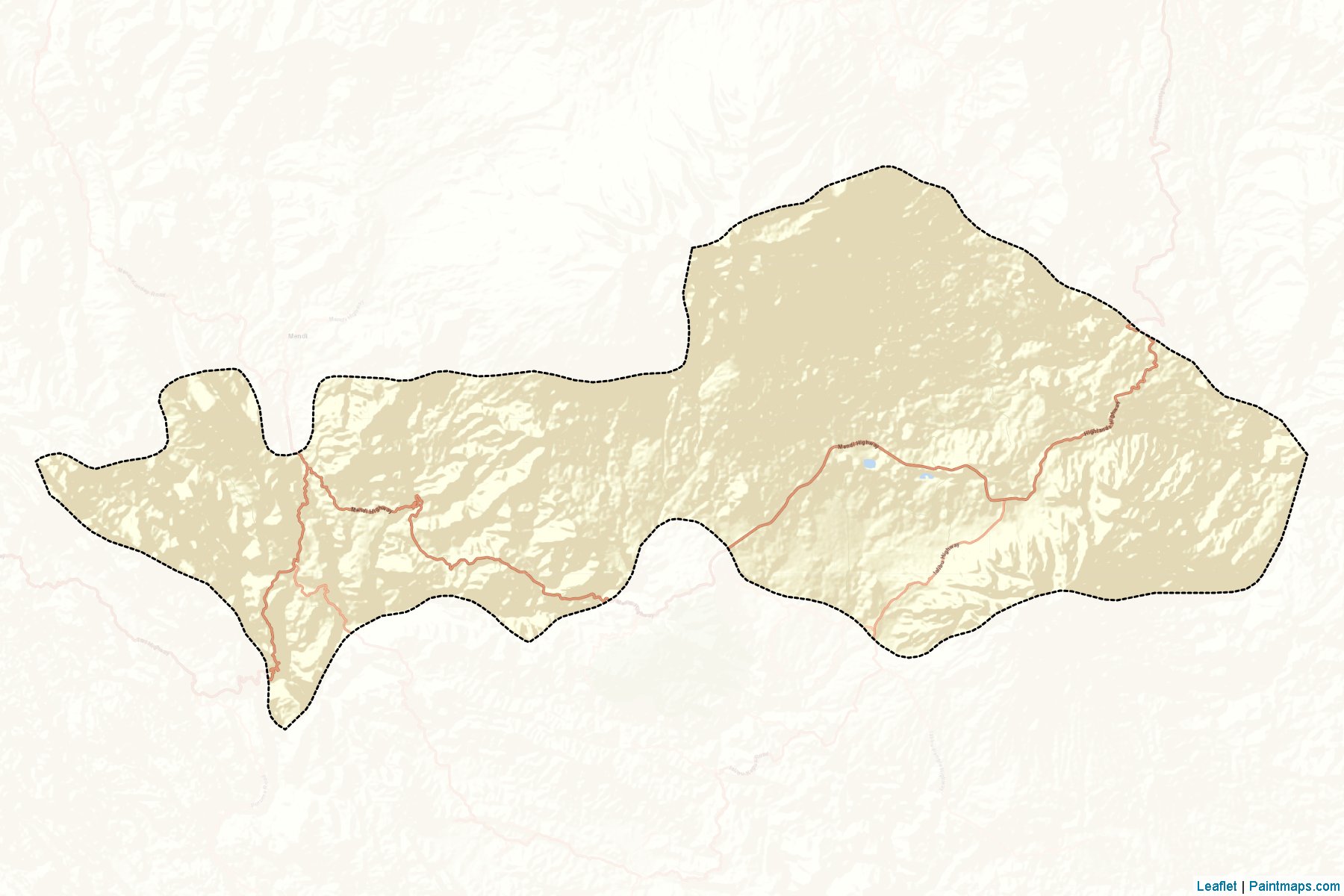 Muestras de recorte de mapas Imbonggu (Southern Highlands)-2