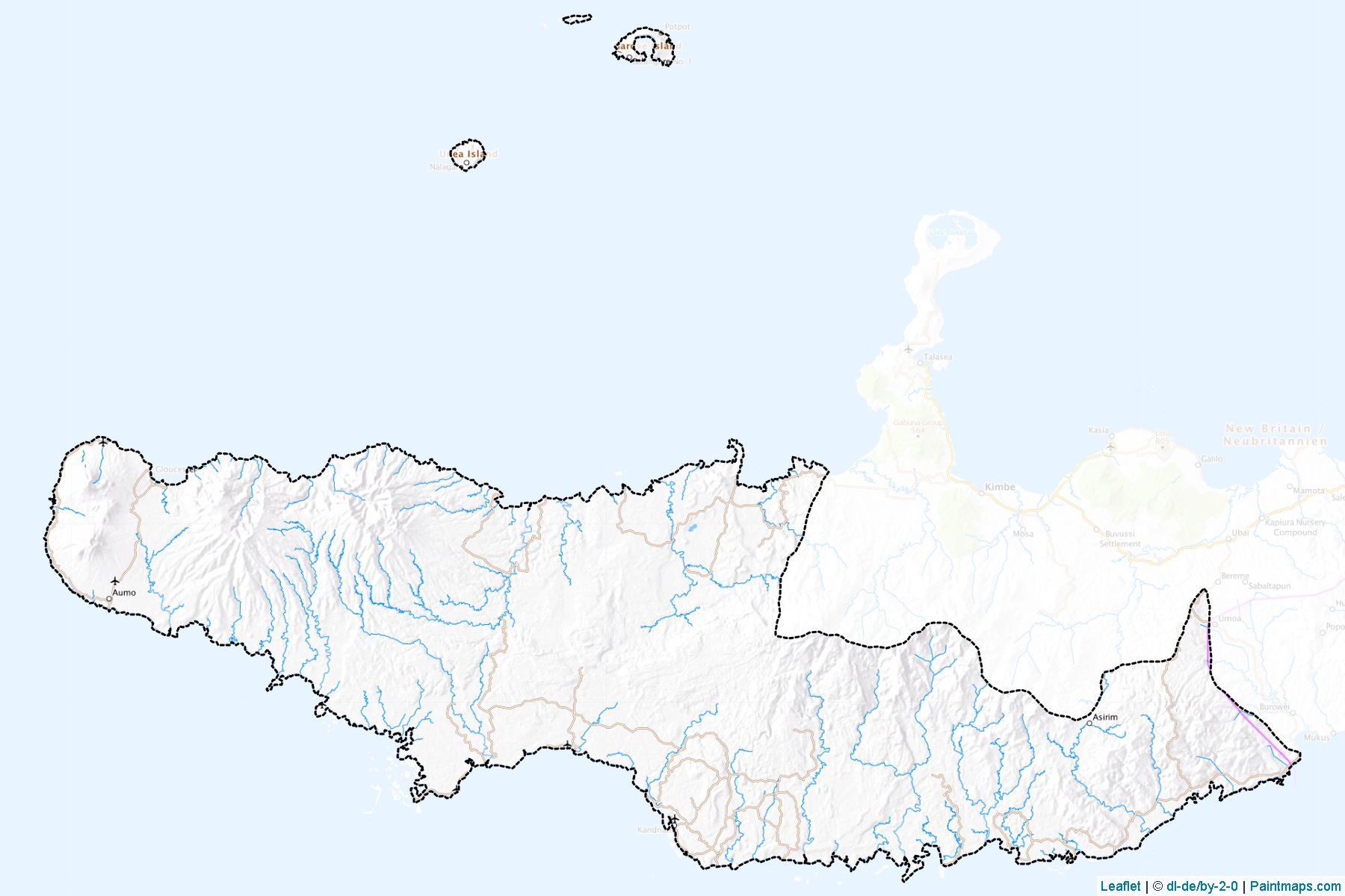 Kandrian-Gloucester (West New Britain) Map Cropping Samples-1