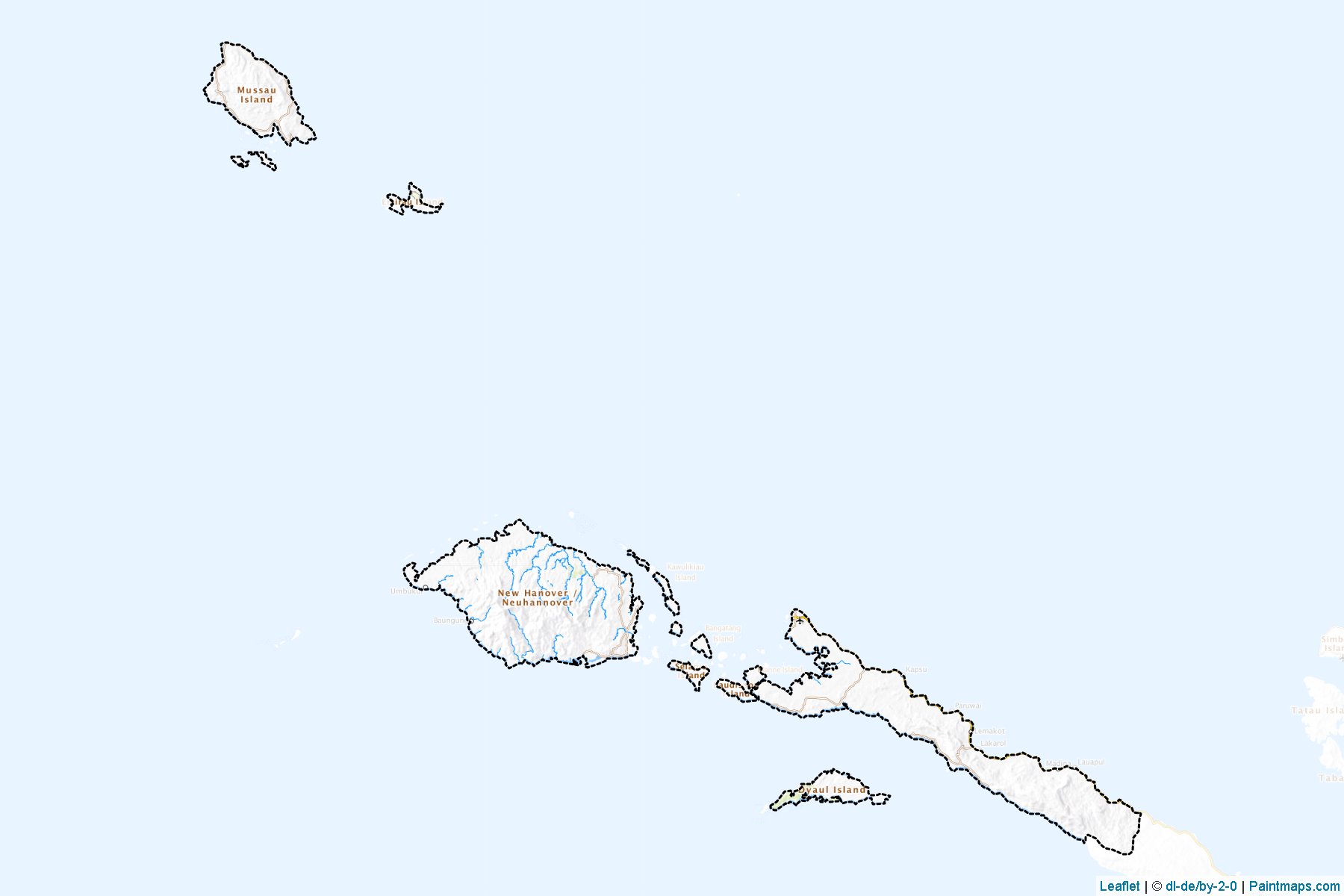 Kavieng (New Ireland) Map Cropping Samples-1