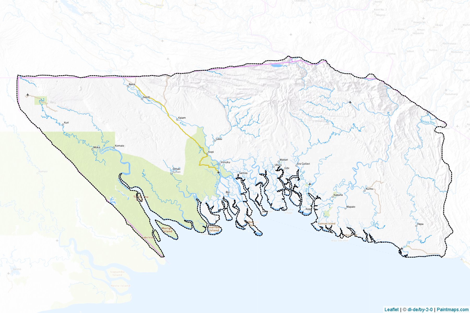 Kikori (Gulf) Map Cropping Samples-1