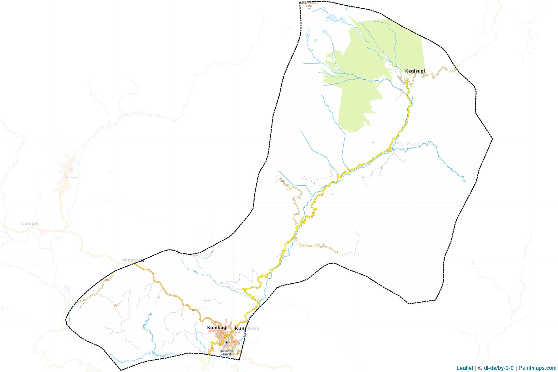 Kundiawa-Gembogl (Chimbu) Map Cropping Samples-1