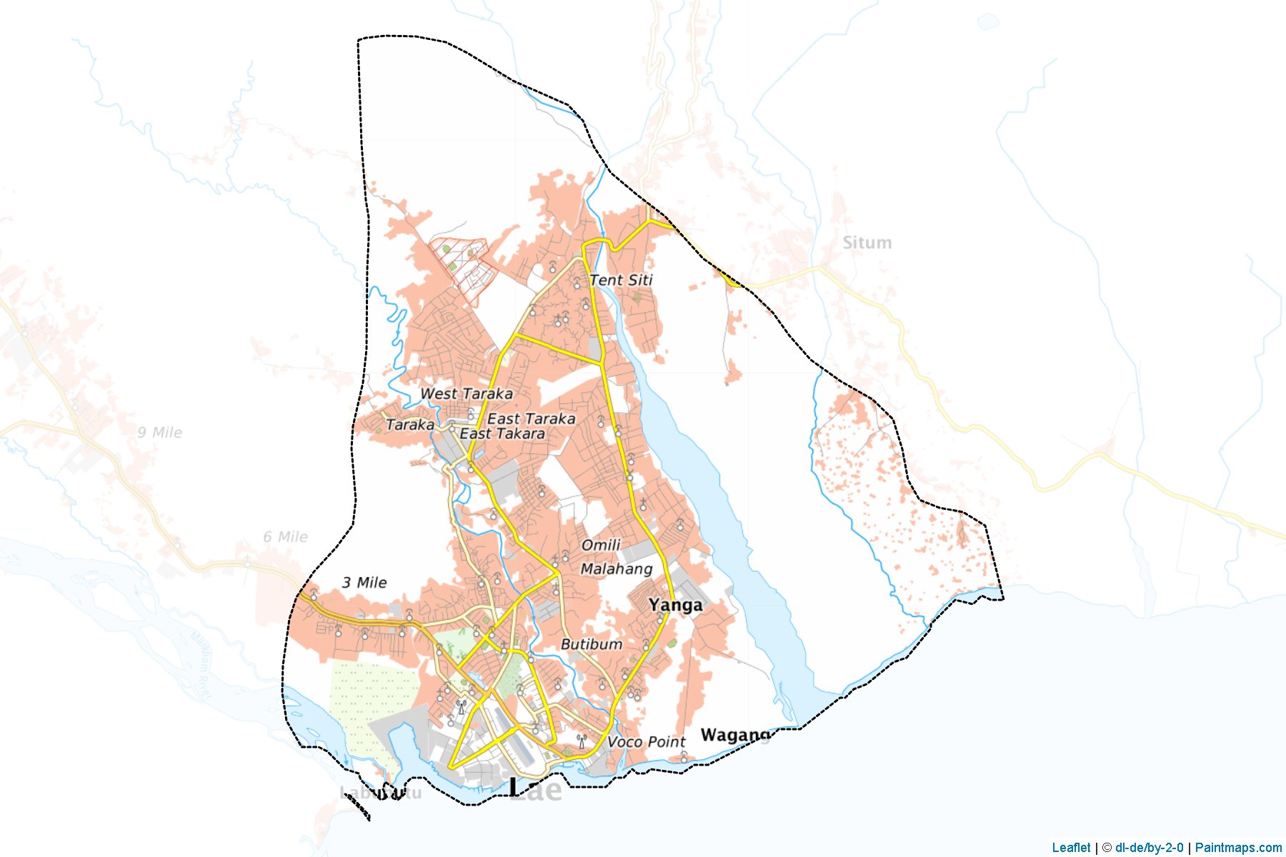 Lae (Morobe) Map Cropping Samples-1