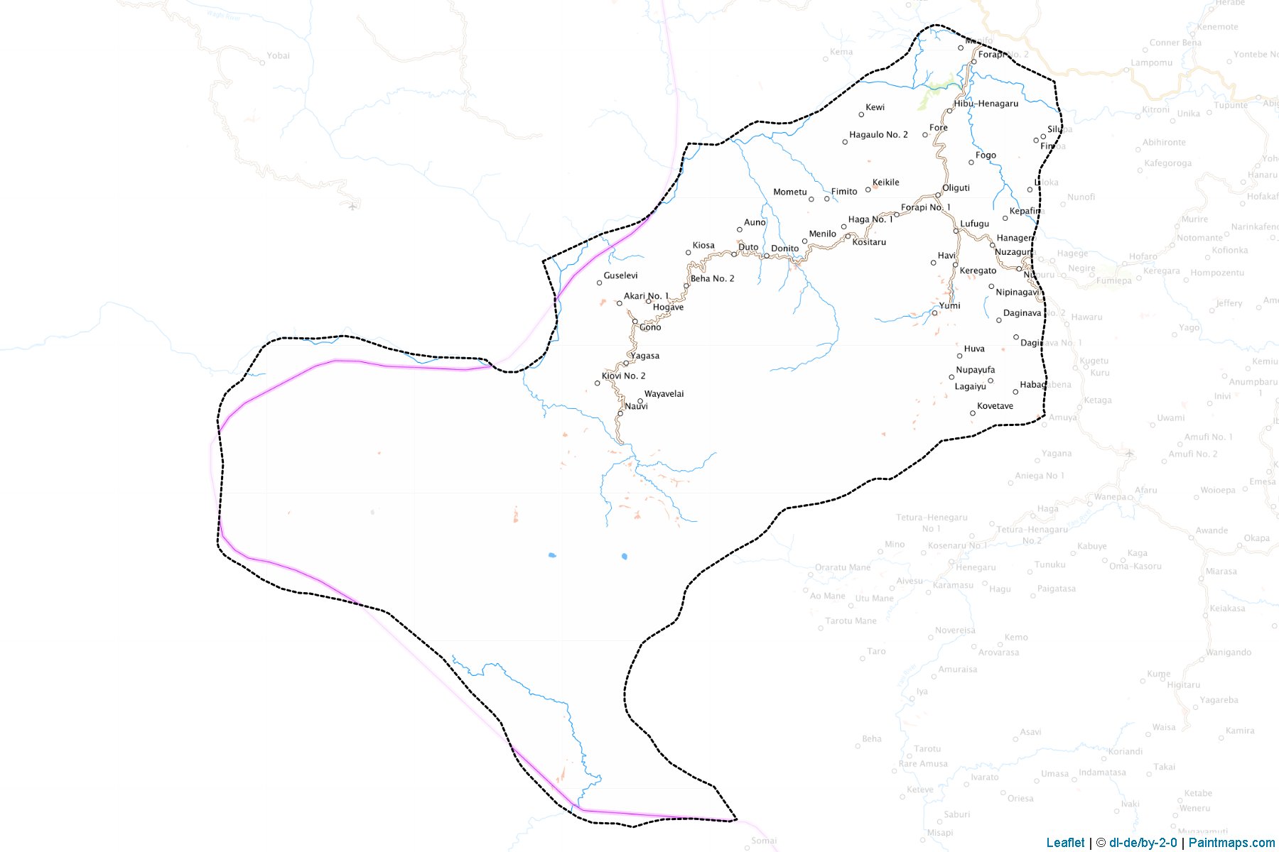 Lufa (Doğu Highlands) Haritası Örnekleri-1