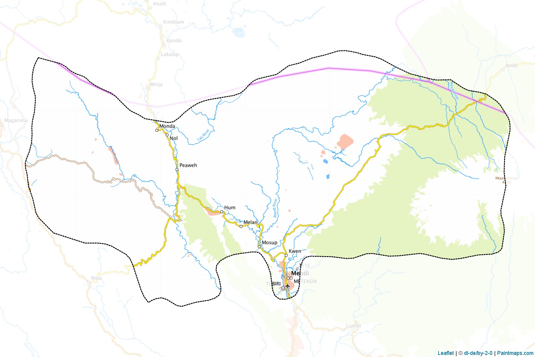 Mendi-Munihu (Southern Highlands) Map Cropping Samples-1