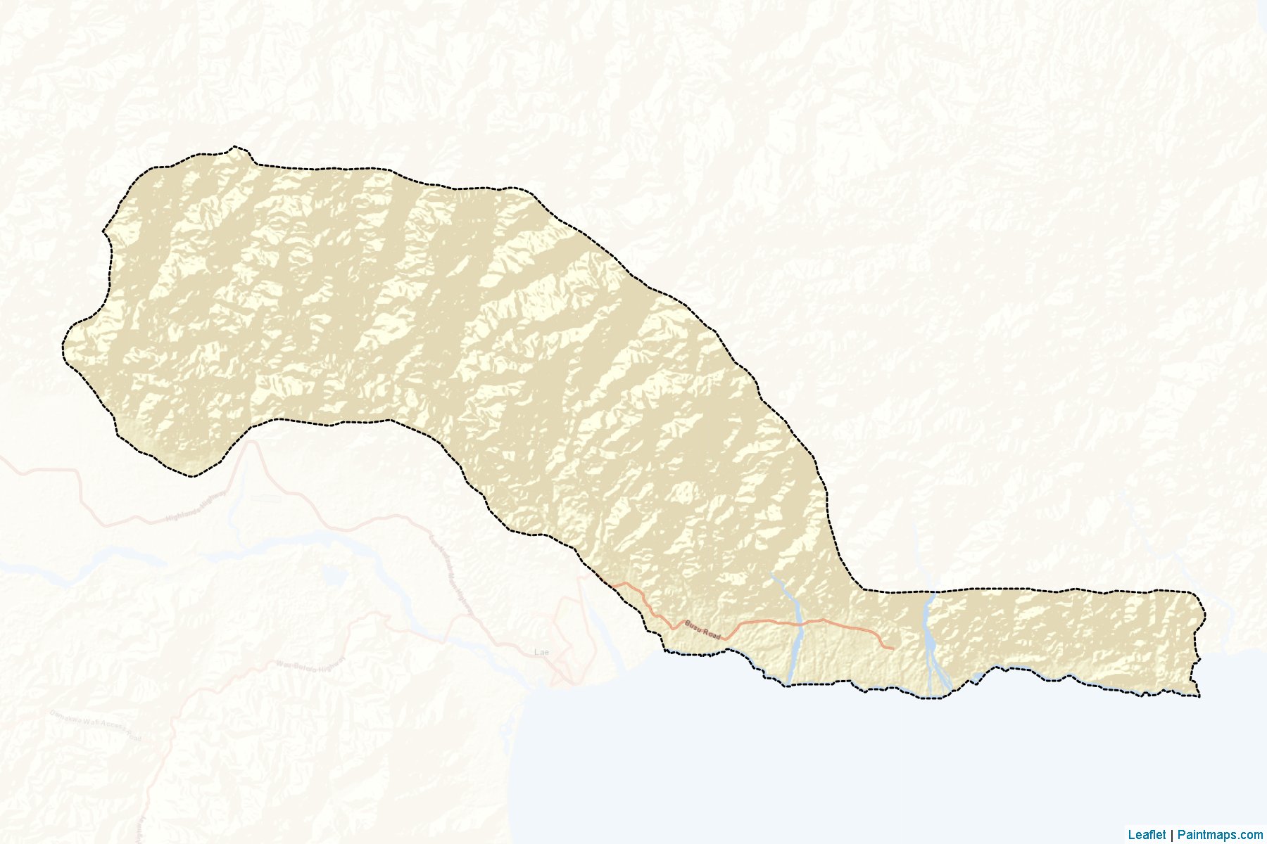 Nawae (Morobe) Map Cropping Samples-2