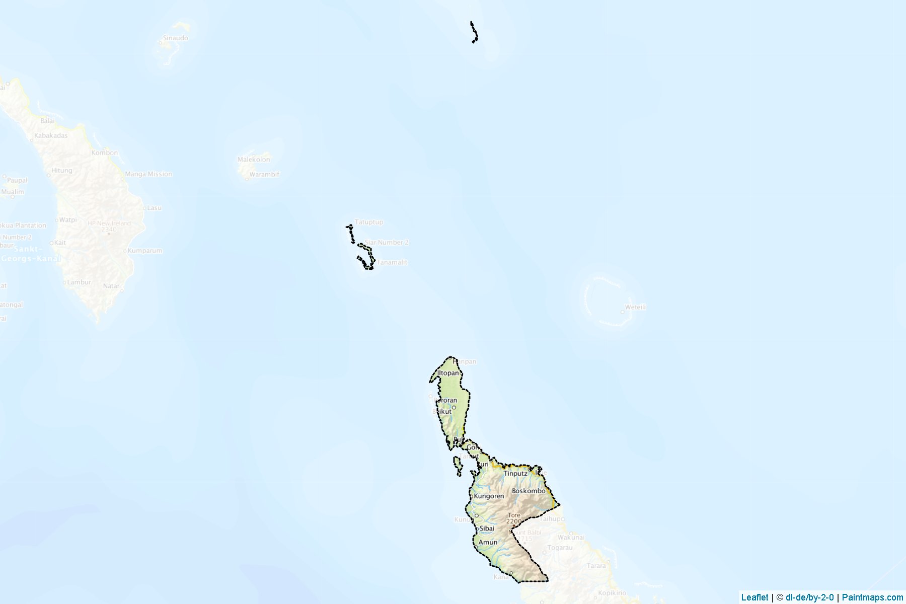 North Bougainville (North Solomons) Map Cropping Samples-1