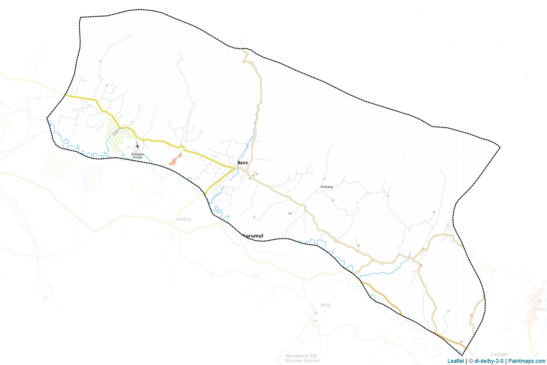 North Waghi (Jiwaka) Map Cropping Samples-1