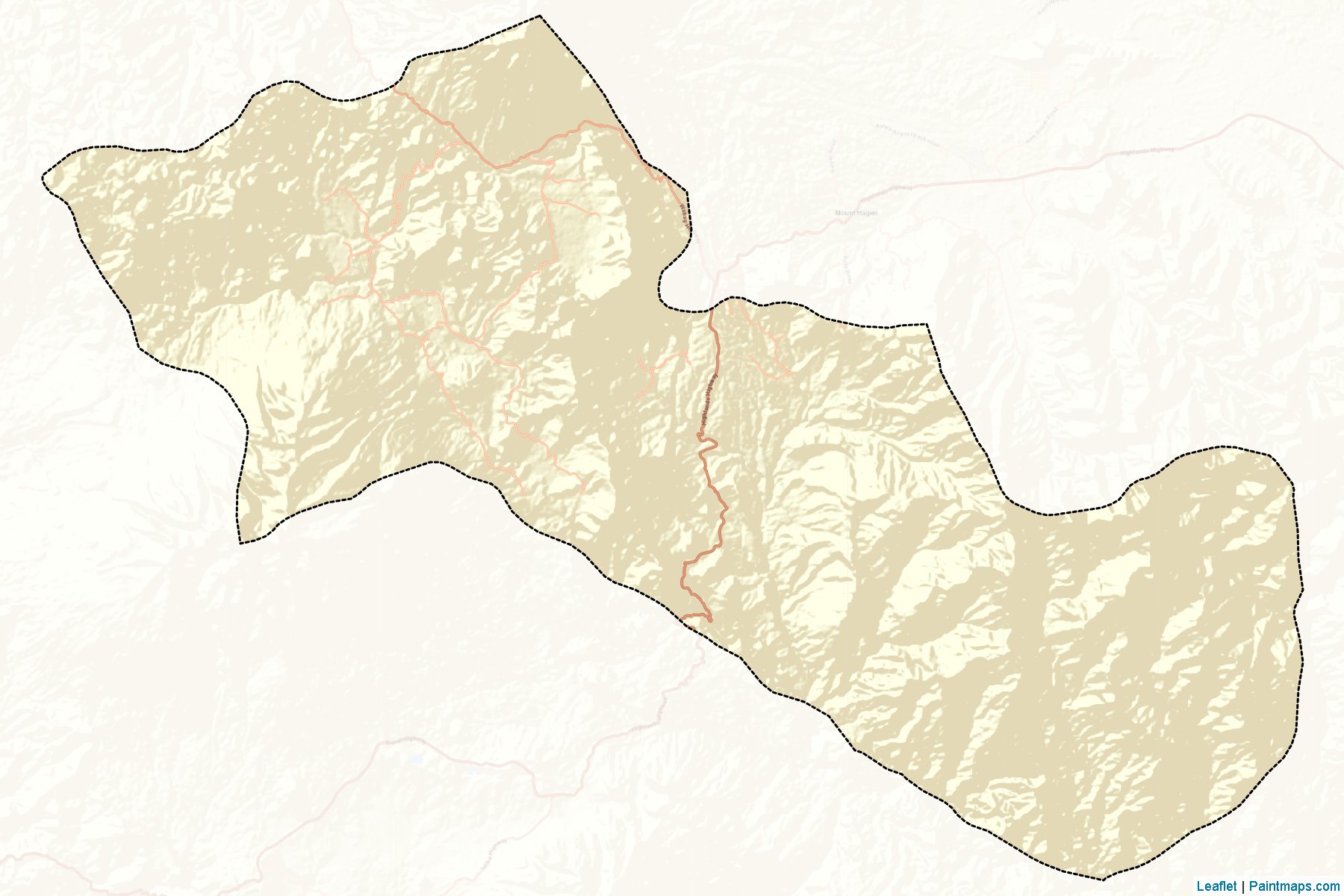 Muestras de recorte de mapas Tambul-Nebilyer (Western Highlands)-2