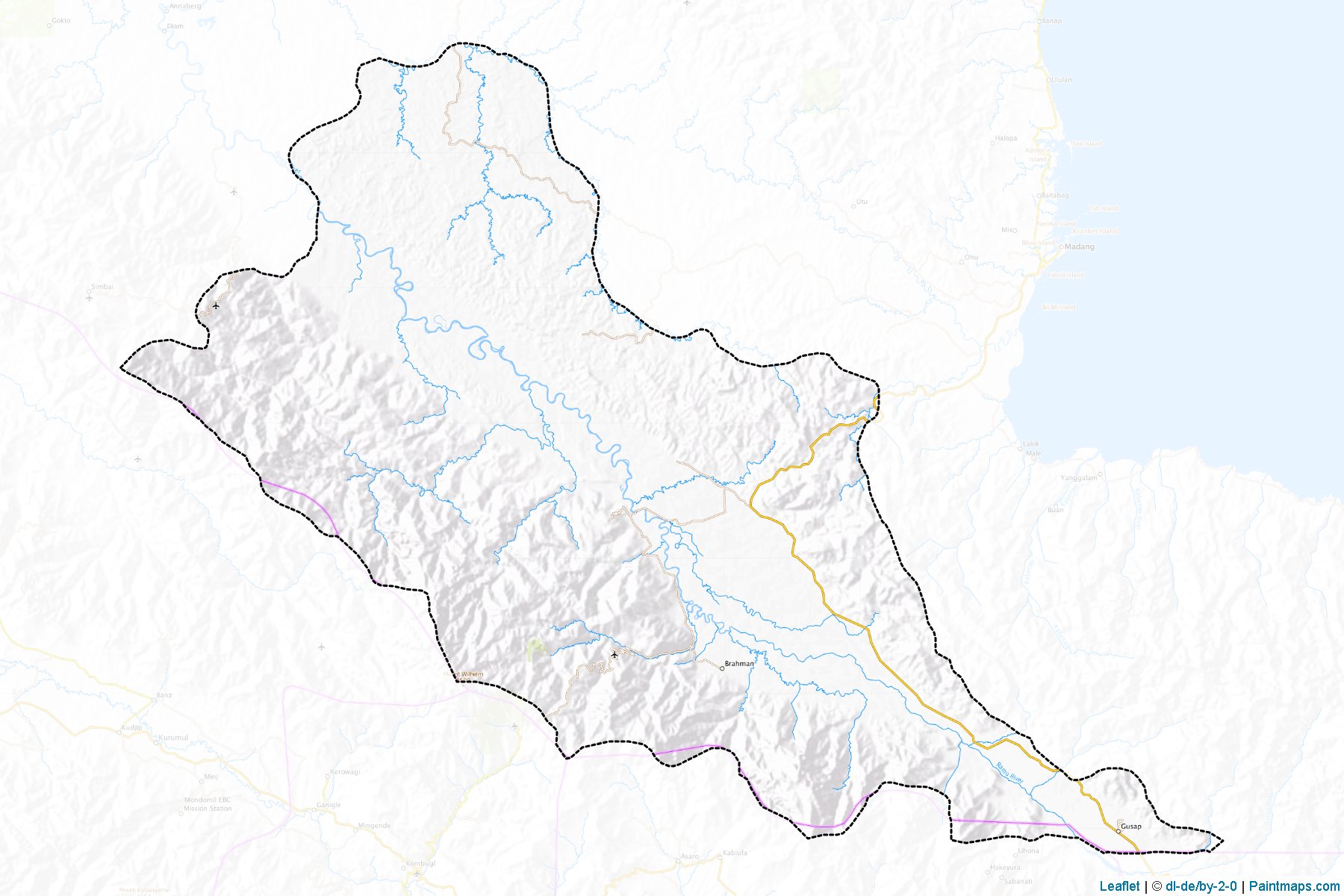 Usino-Bundi (Madang) Map Cropping Samples-1