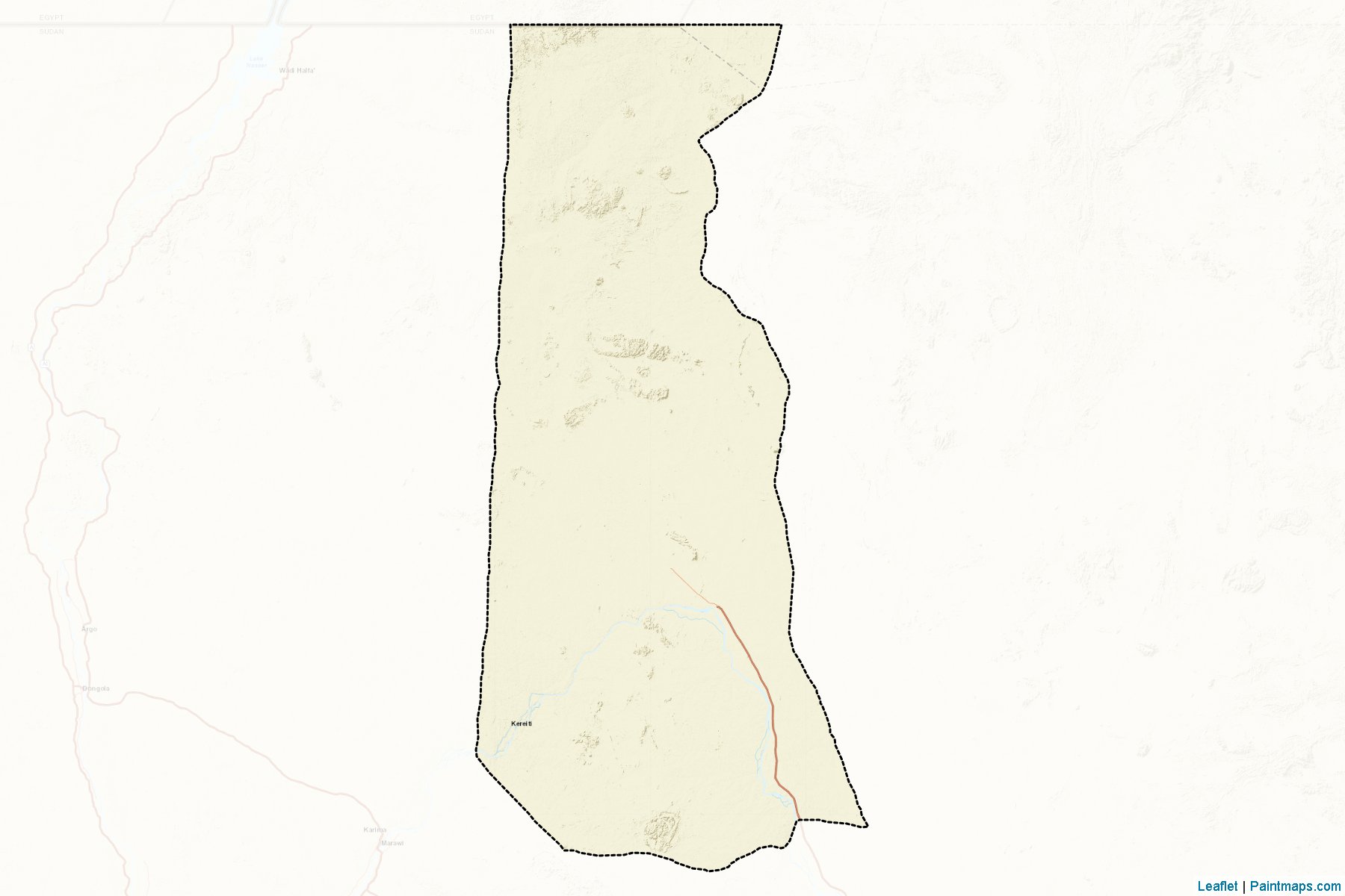 Abu Hamed (Nahr an Nil) Map Cropping Samples-2