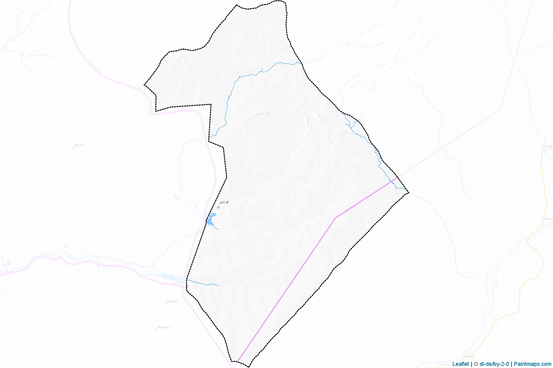 Umm Dukhun (Orta Darfur) Haritası Örnekleri-1