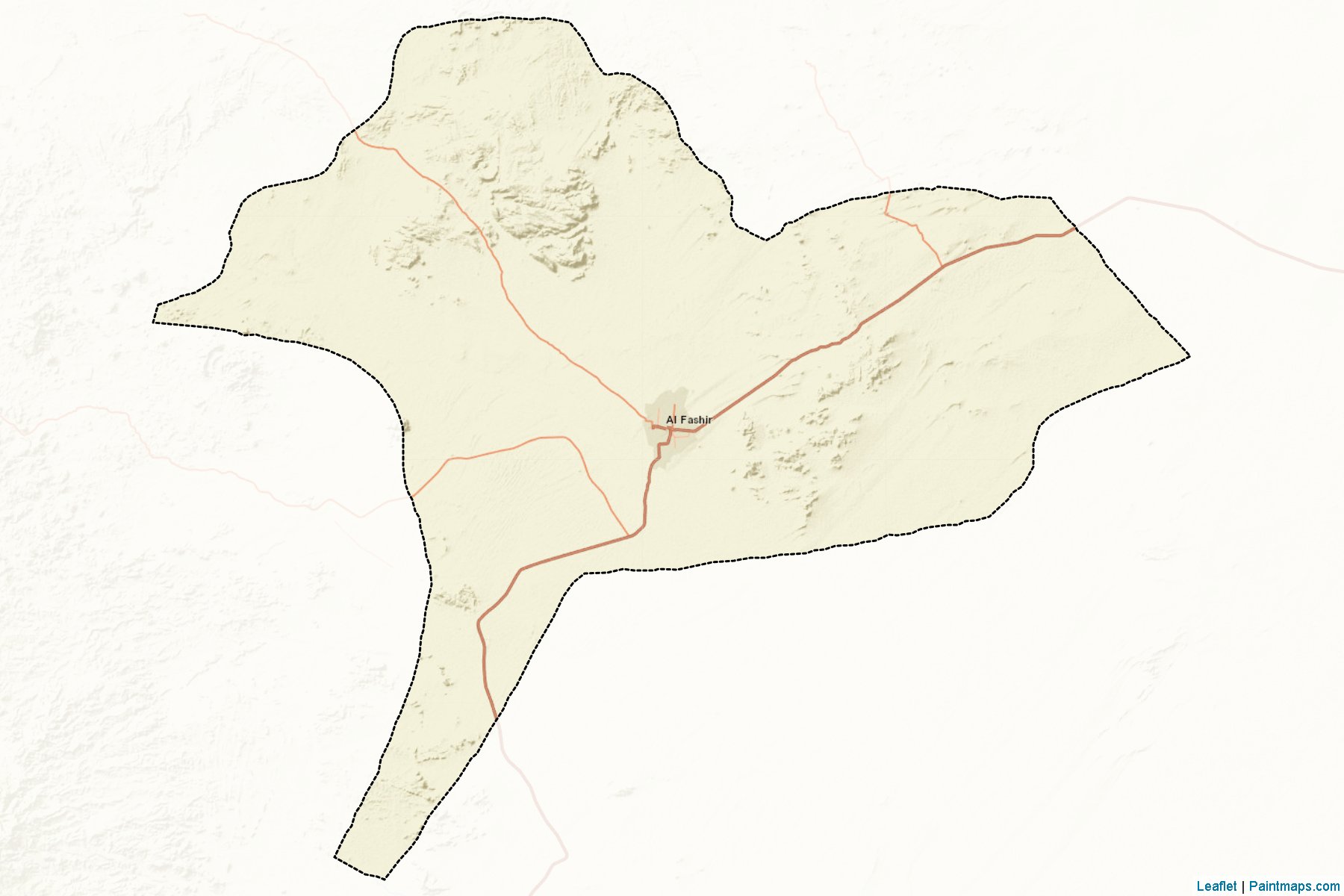 El Fasher (Kuzey Darfur Eyaleti) Haritası Örnekleri-2