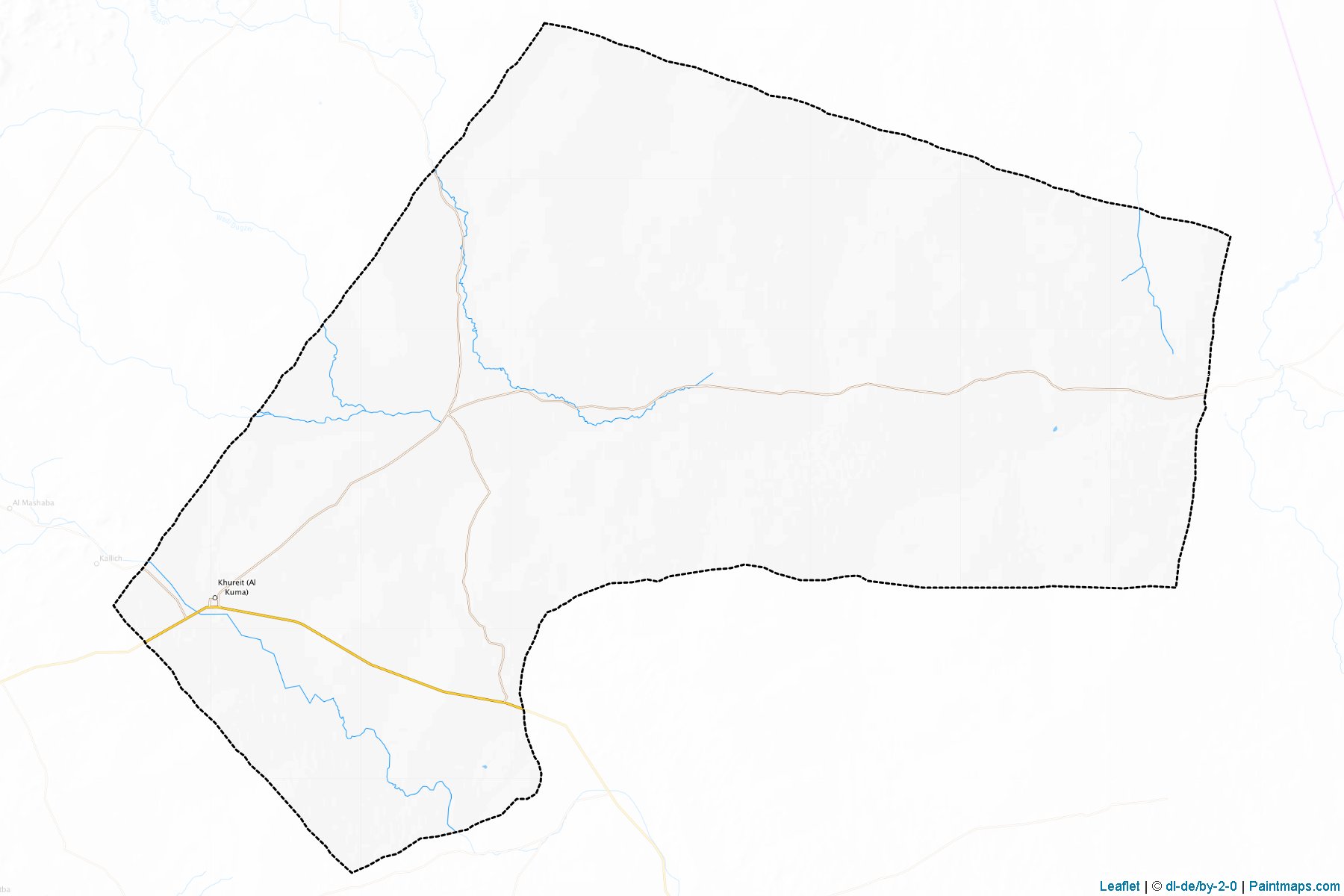 El Kuma (Shamal Darfor) Map Cropping Samples-1