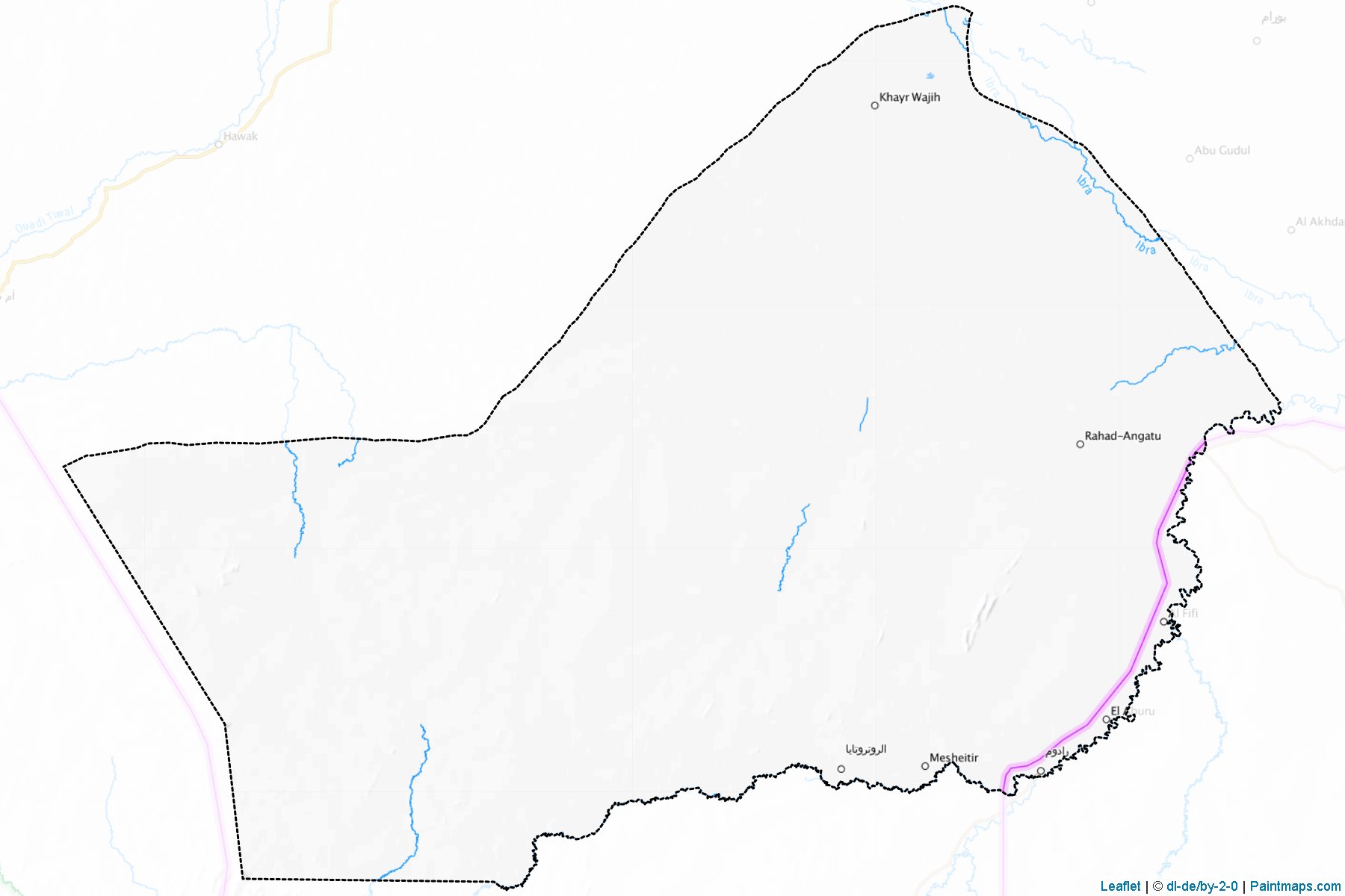 El Radoom (Janub Darfor) Map Cropping Samples-1