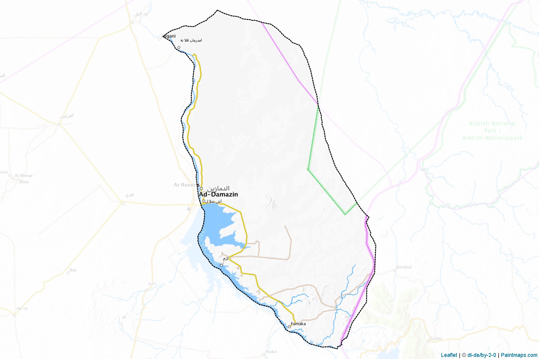 Elrosieris (An Nil al Azraq) Map Cropping Samples-1