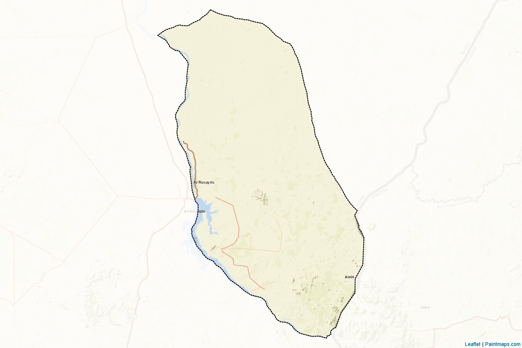 Elrosieris (An Nil al Azraq) Map Cropping Samples-2