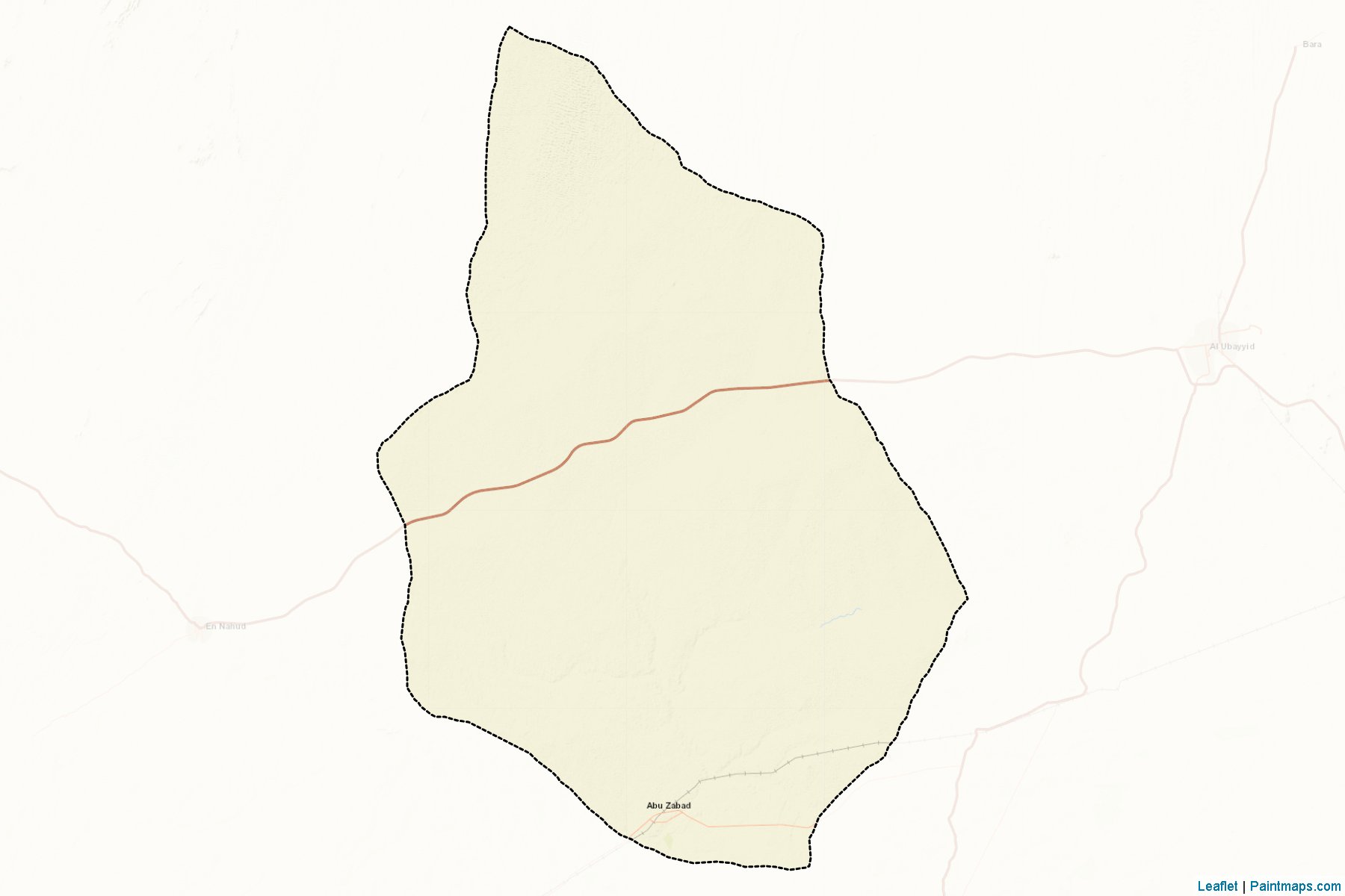 Abu Zabad (West Kordofan) Map Cropping Samples-2