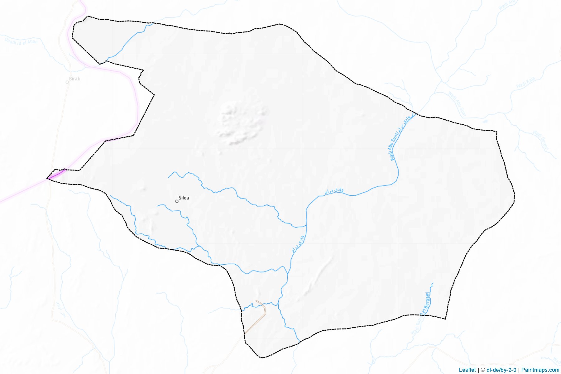 Muestras de recorte de mapas Jebel Moon (Western Darfur)-1