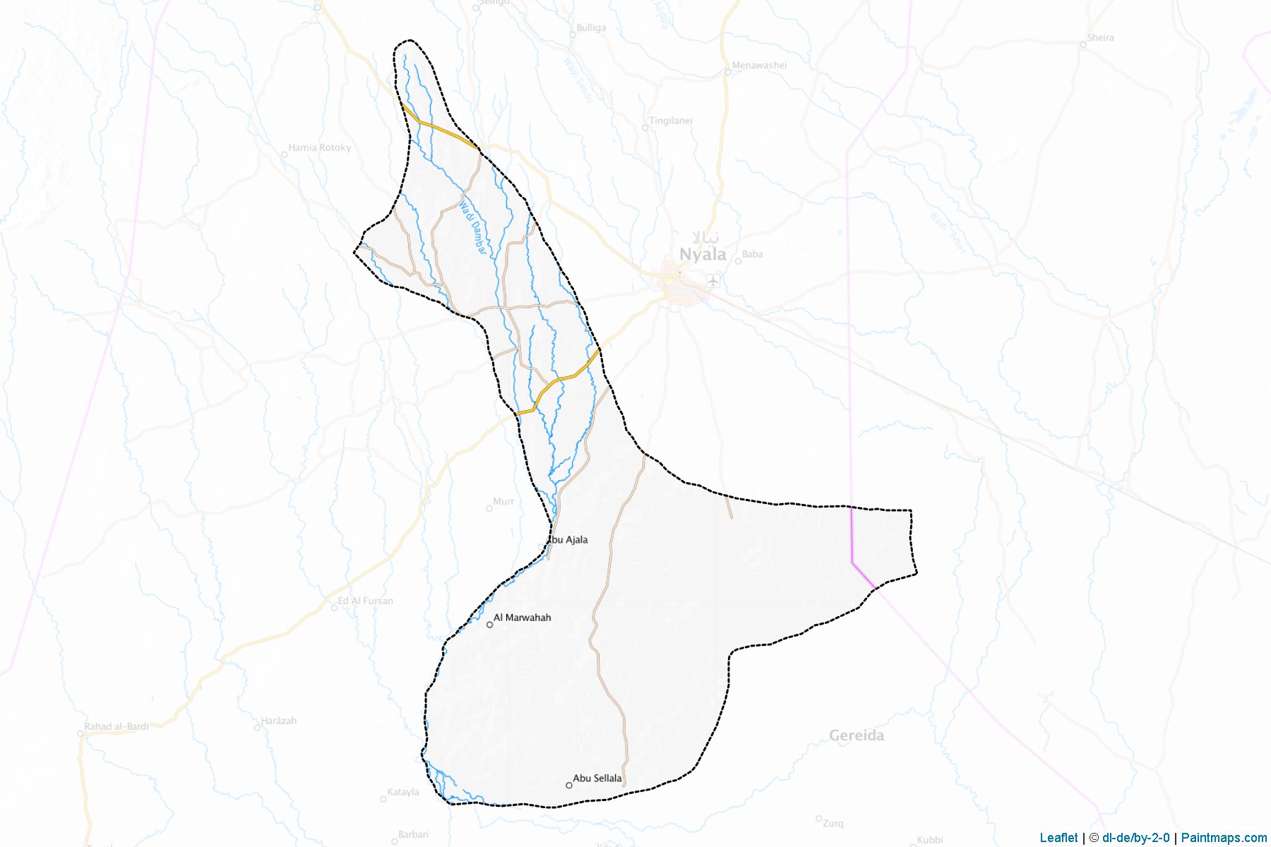 El Salam (Janub Darfor) Map Cropping Samples-1