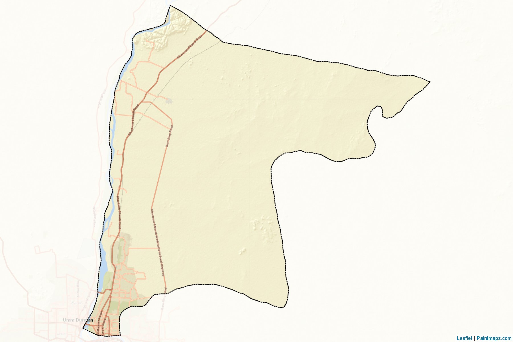 Bahri (Al Khartum) Map Cropping Samples-2