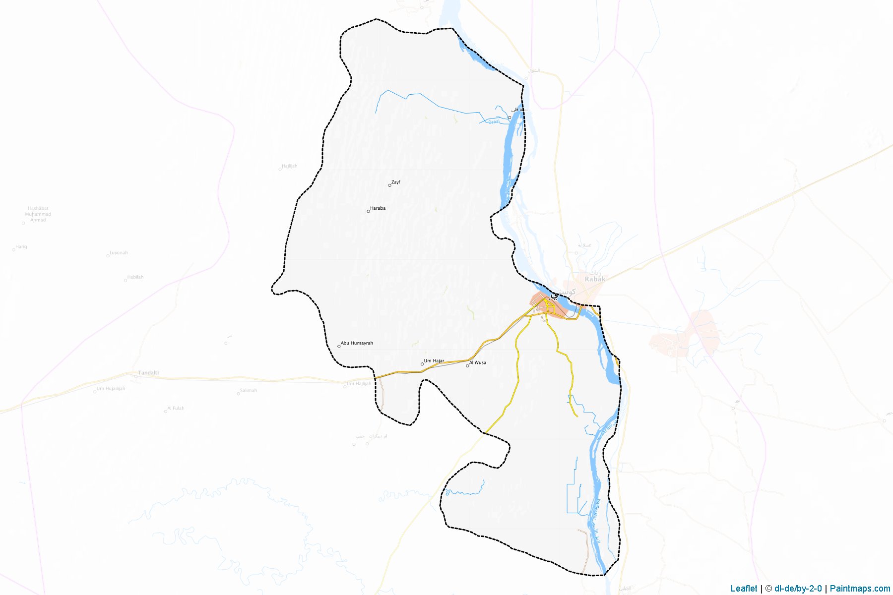 Kosti (Beyaz Nil) Haritası Örnekleri-1