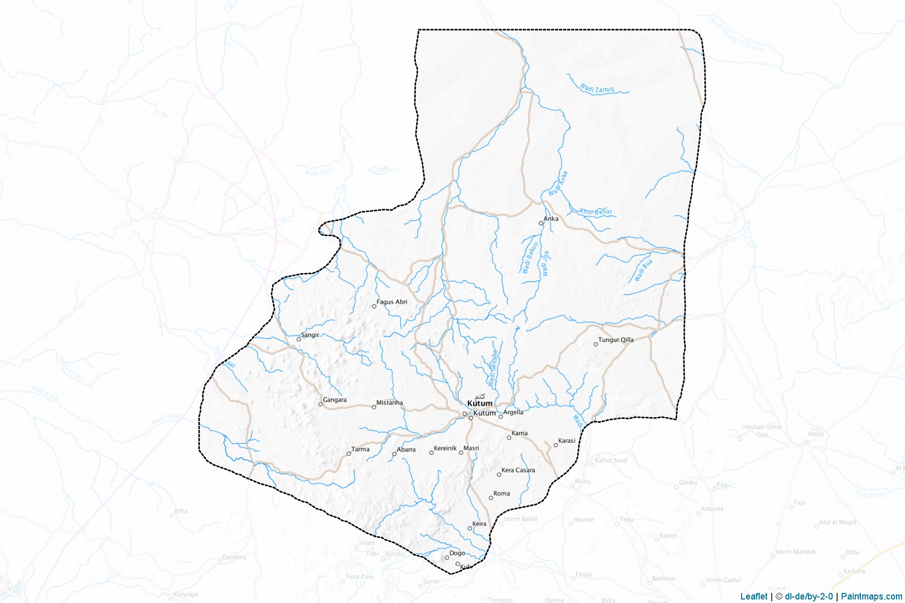 Kutum (Shamal Darfor) Map Cropping Samples-1