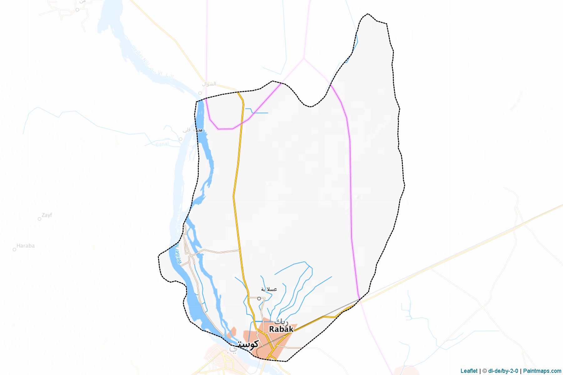 Muestras de recorte de mapas Rabak (White Nile)-1