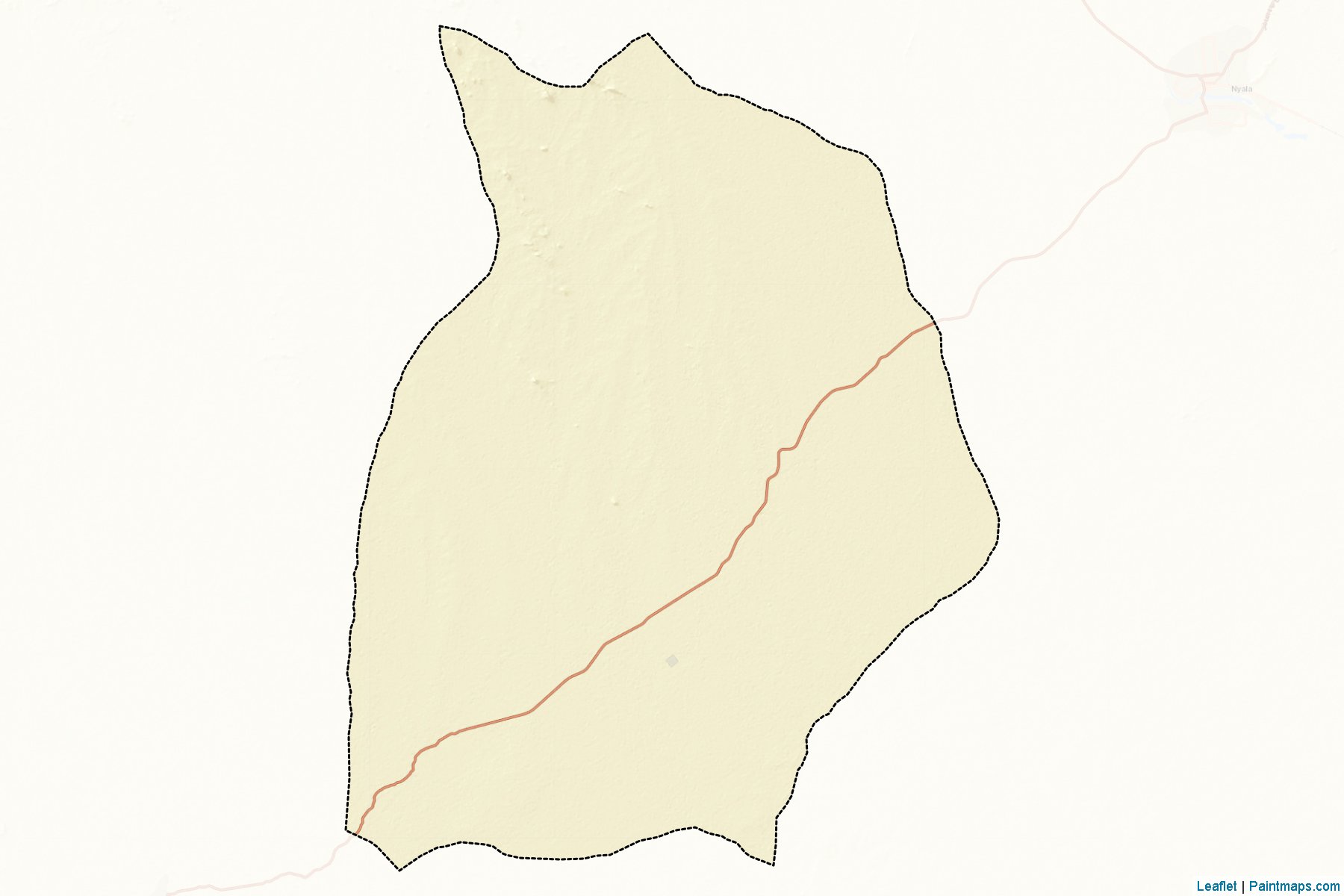 Muestras de recorte de mapas Ed El Fursan (Southern Darfur)-2